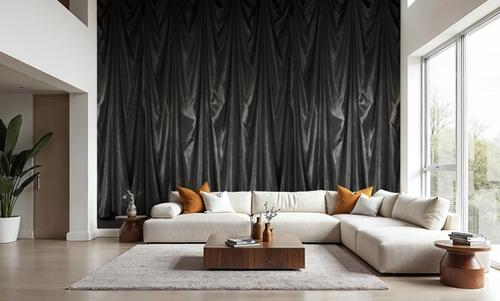 Medici Drapes, Graphite