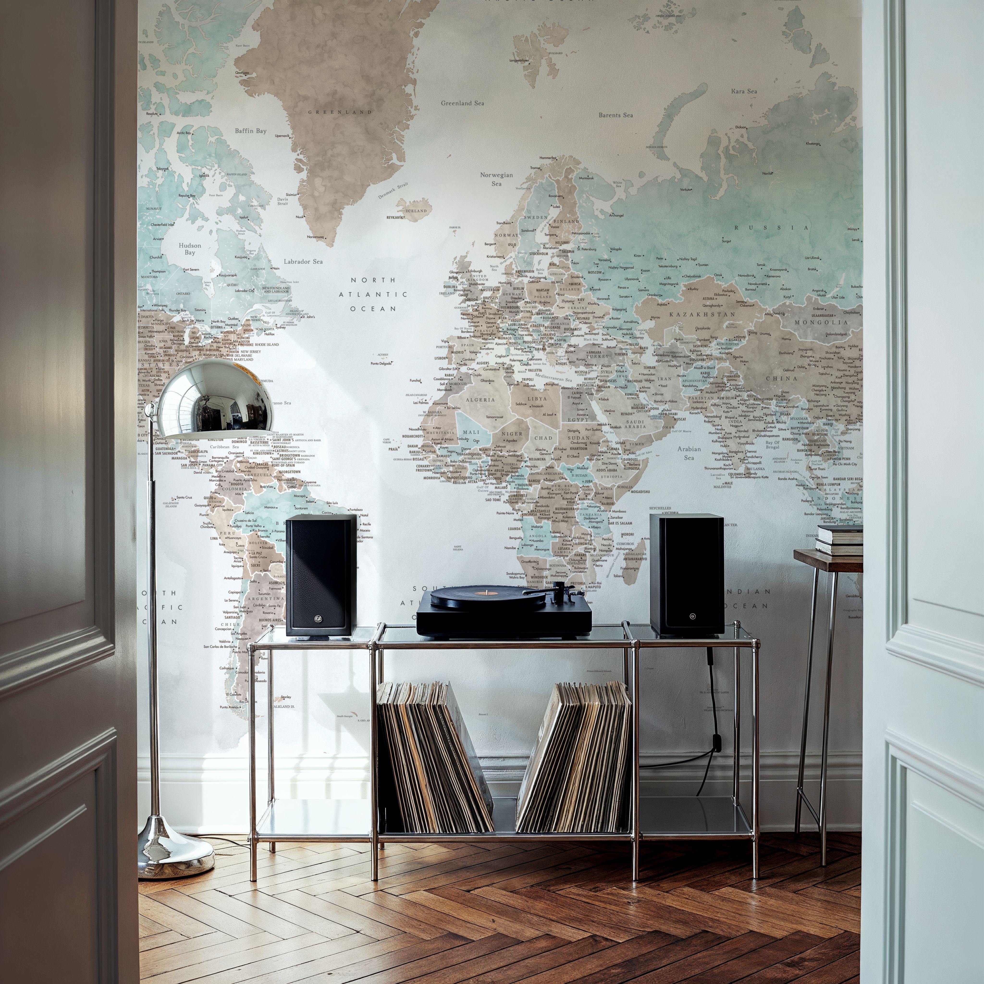 World Map Cities - Colleteh