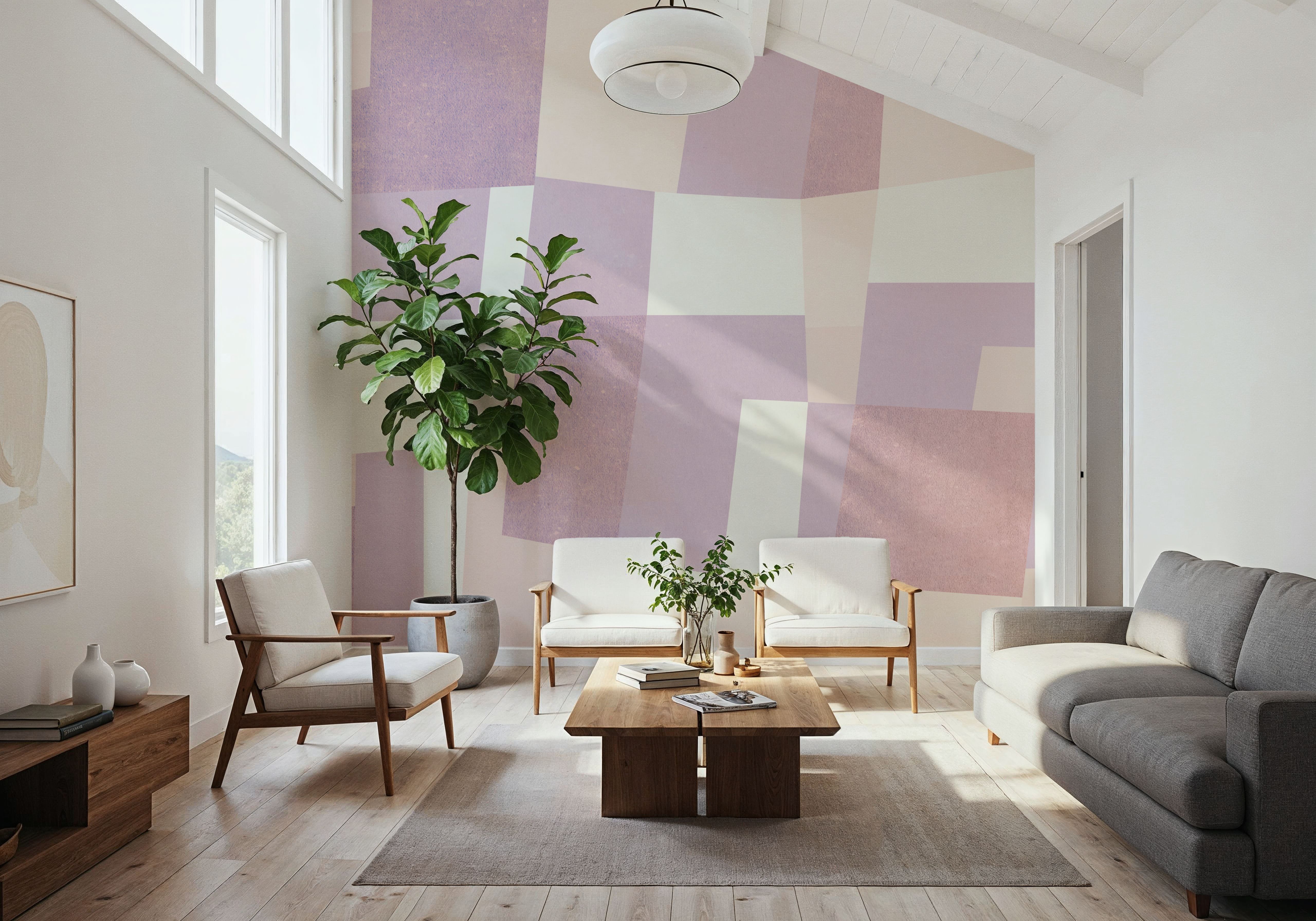 Abstract Fields, Smoothie Berries, Wallpaper