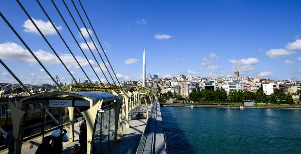 Urban Bridge Crossing
