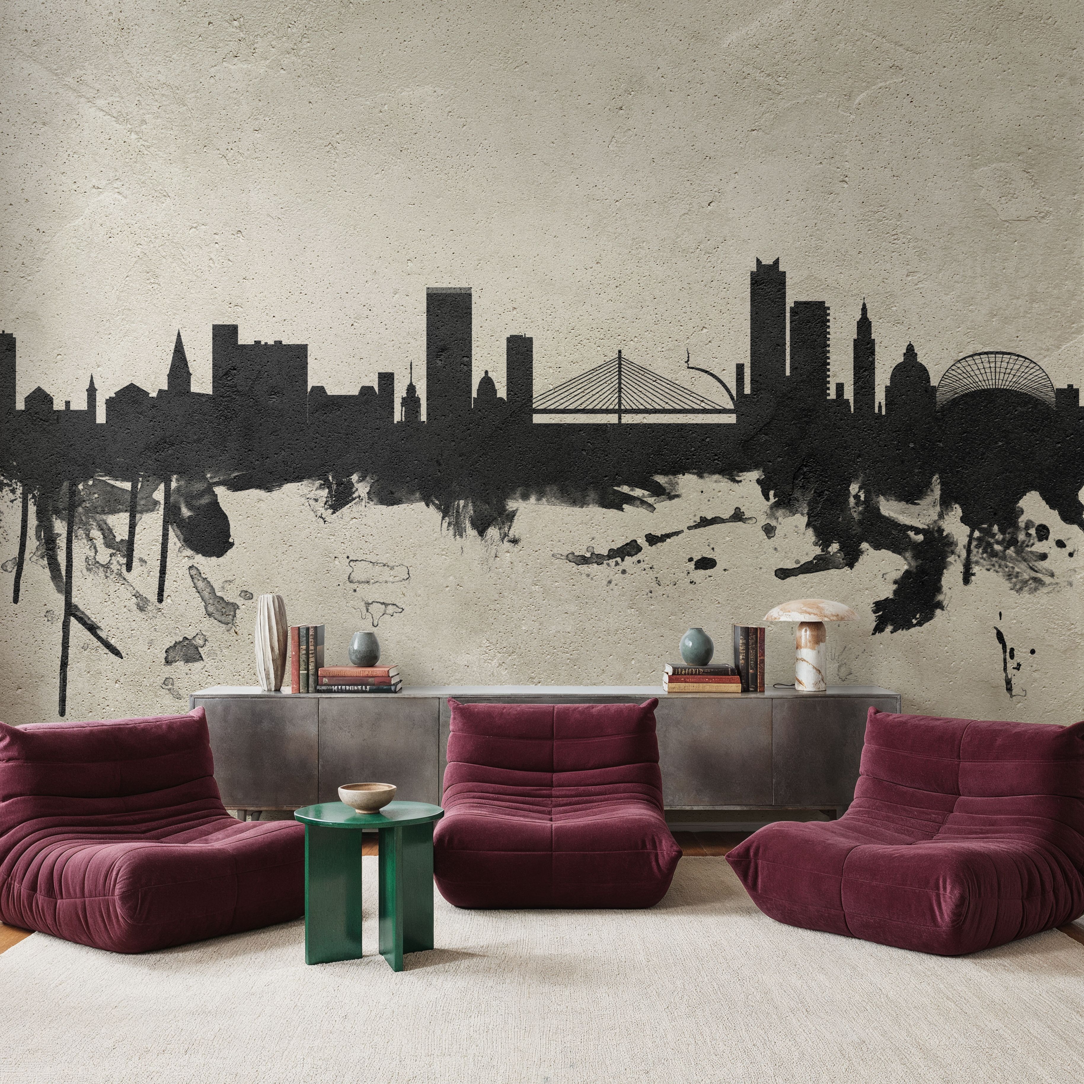 Liege Belgium Skyline Concrete