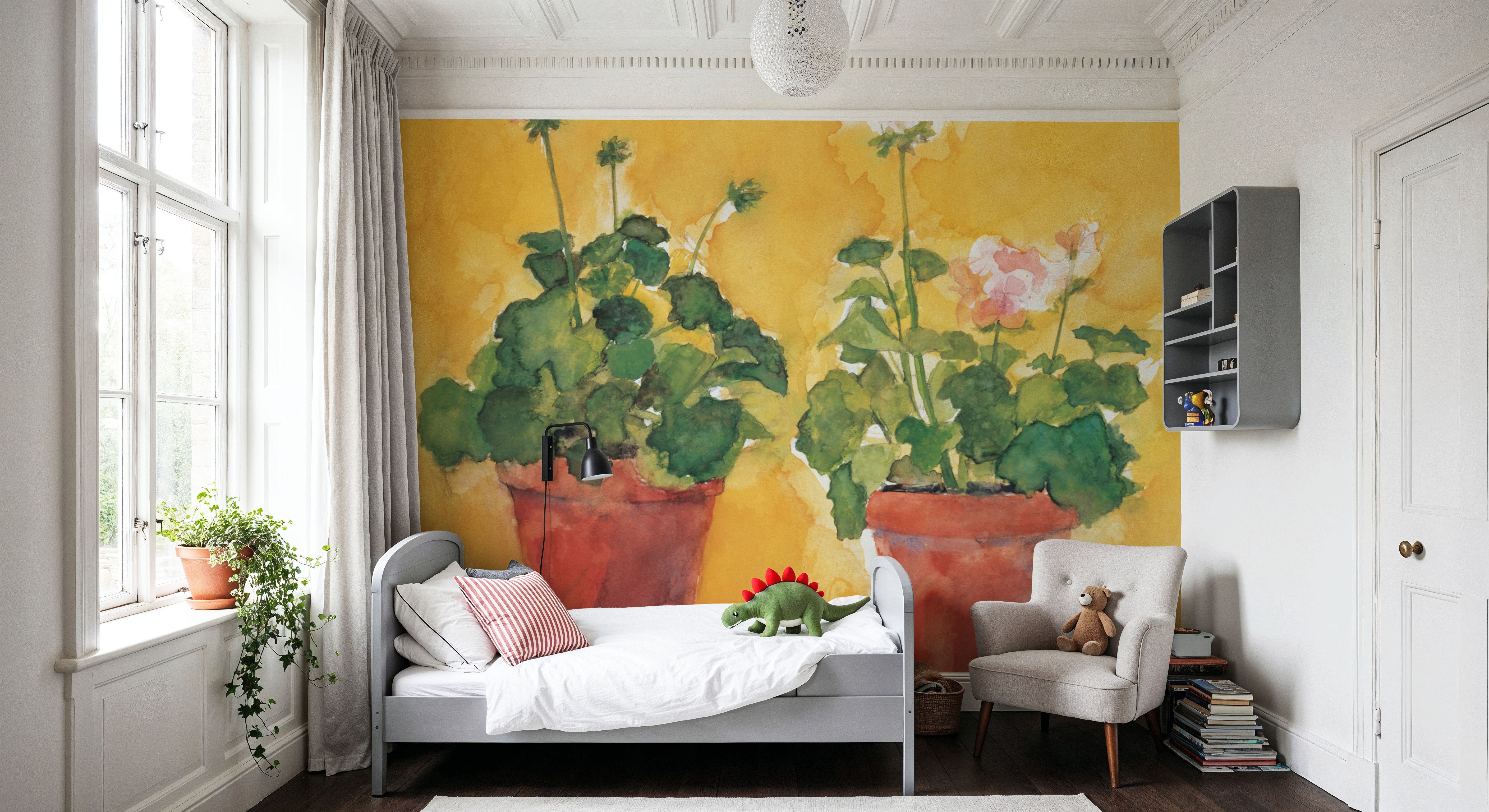 Pelargoniums, Papier peint