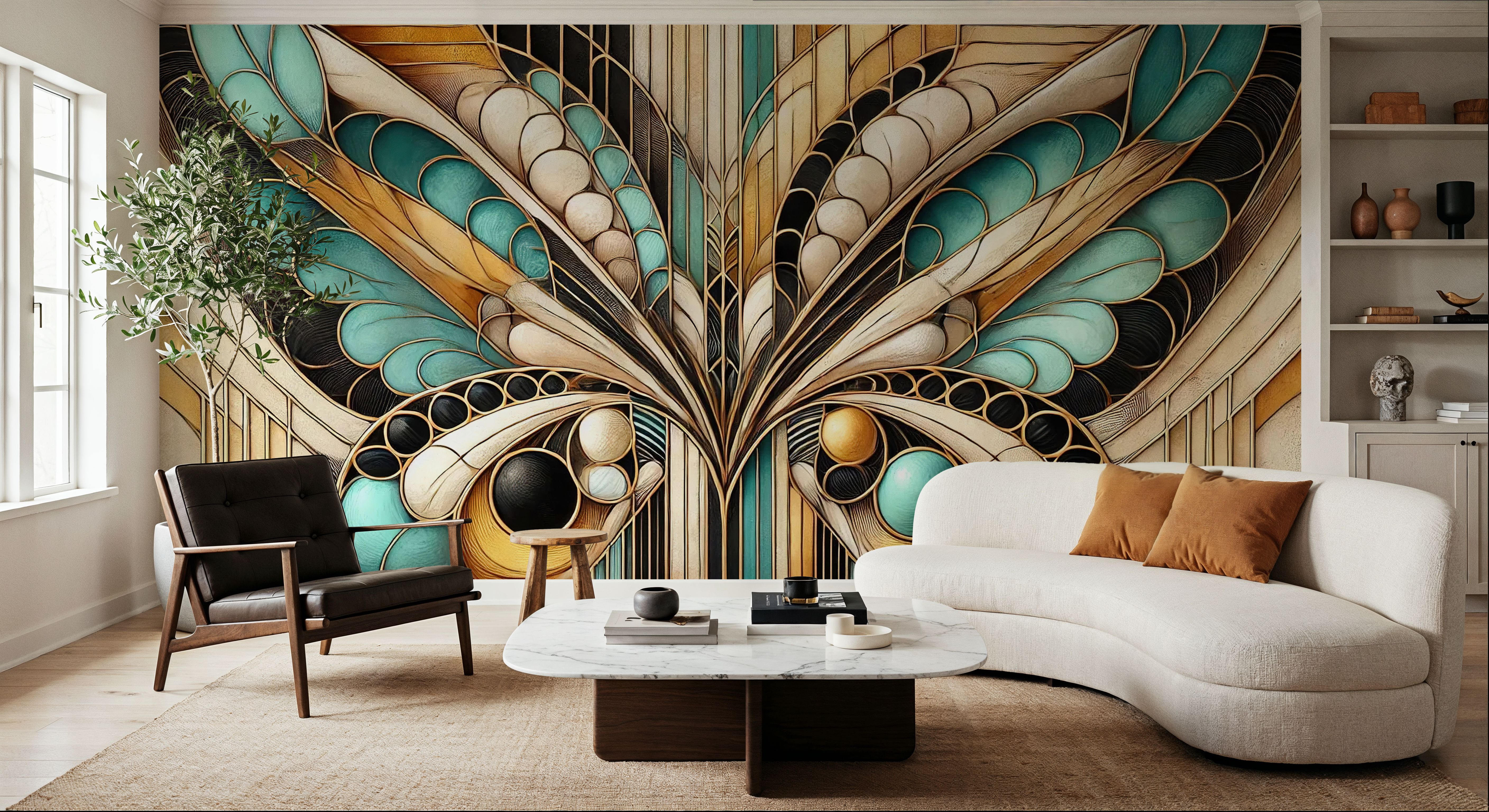 Art Deco Butterfly Wings
