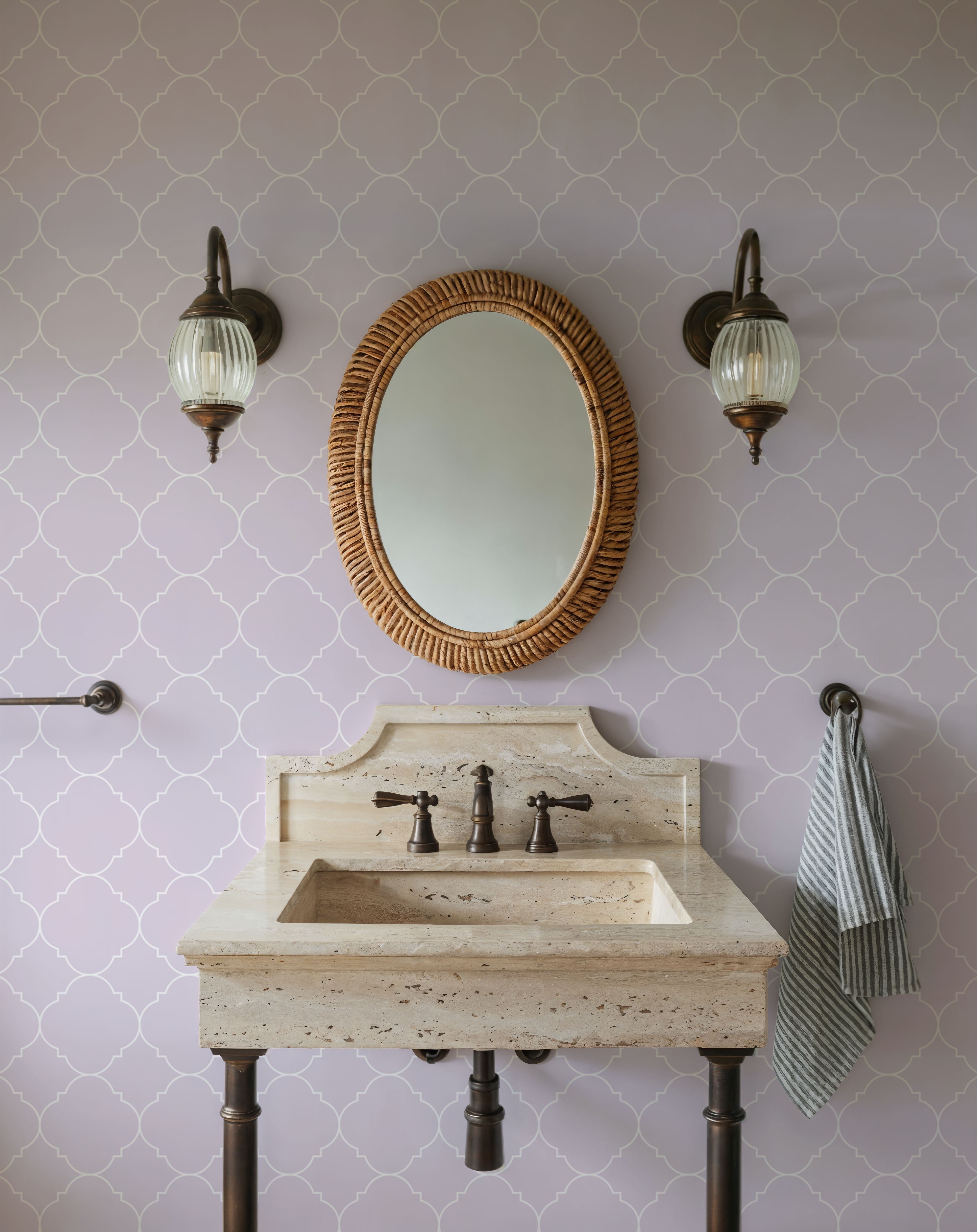 Magnifique Borders, Wallpaper