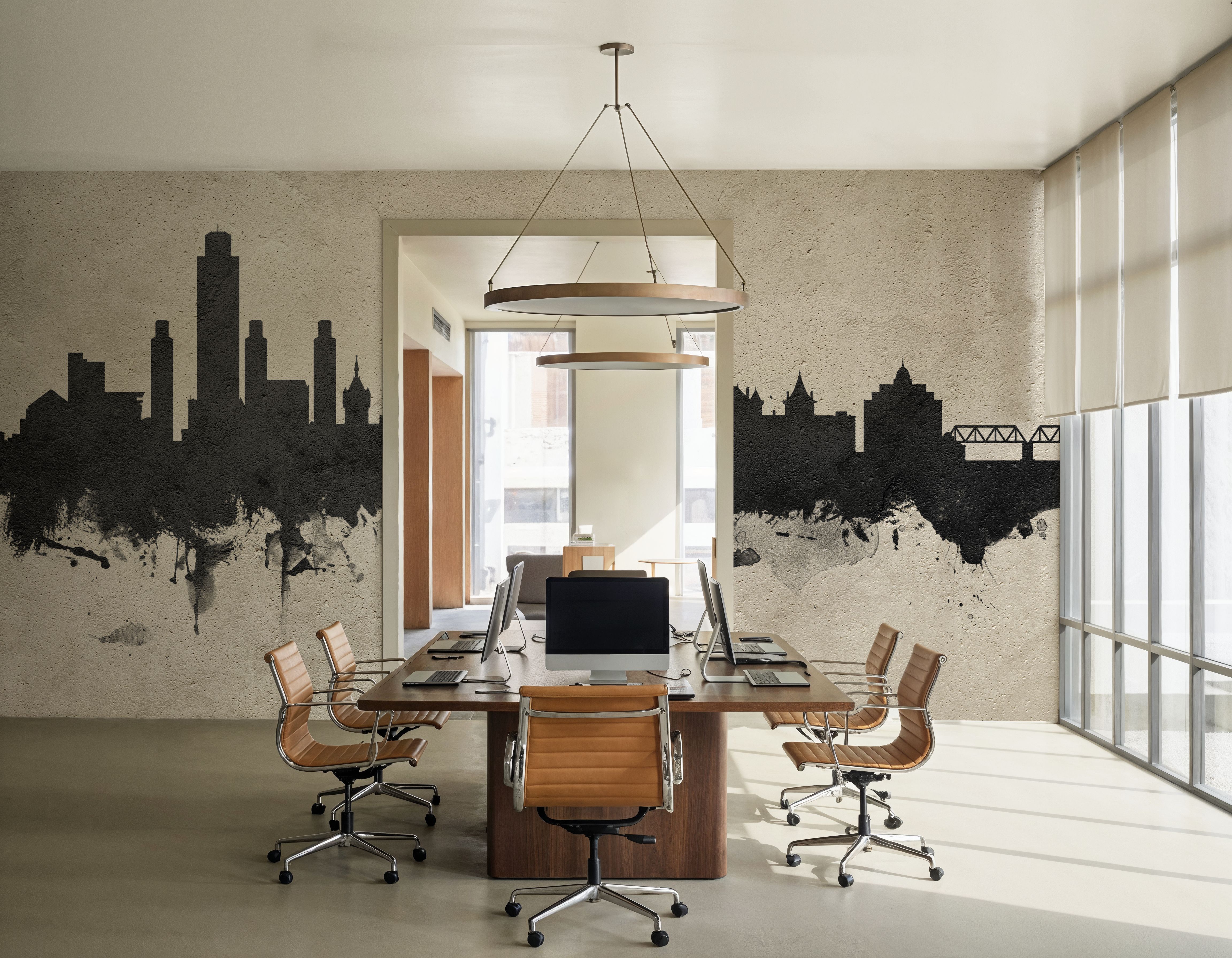 Albany New York Skyline Concrete