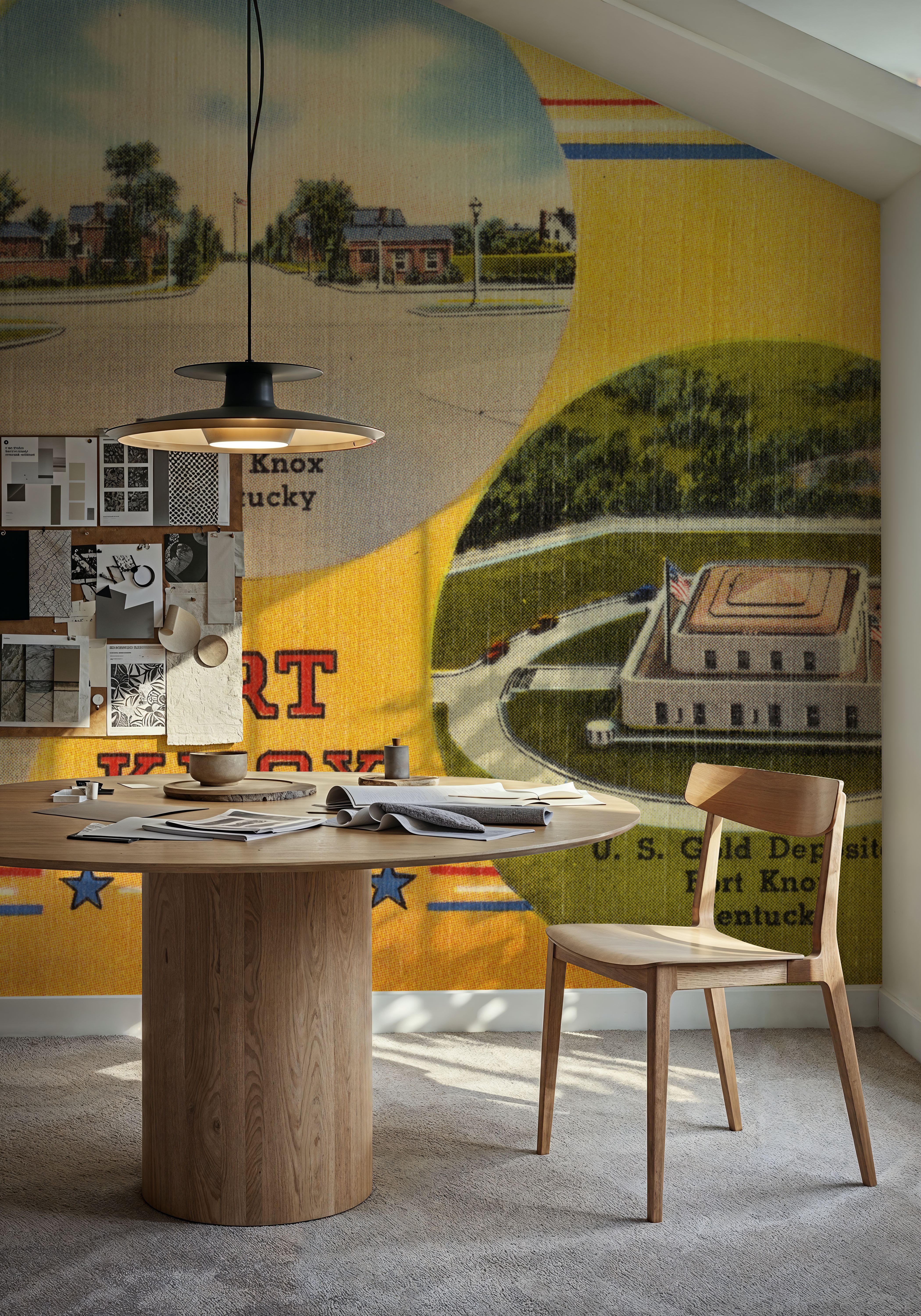 Greetings from Fort Knox - Screenprint Postcard