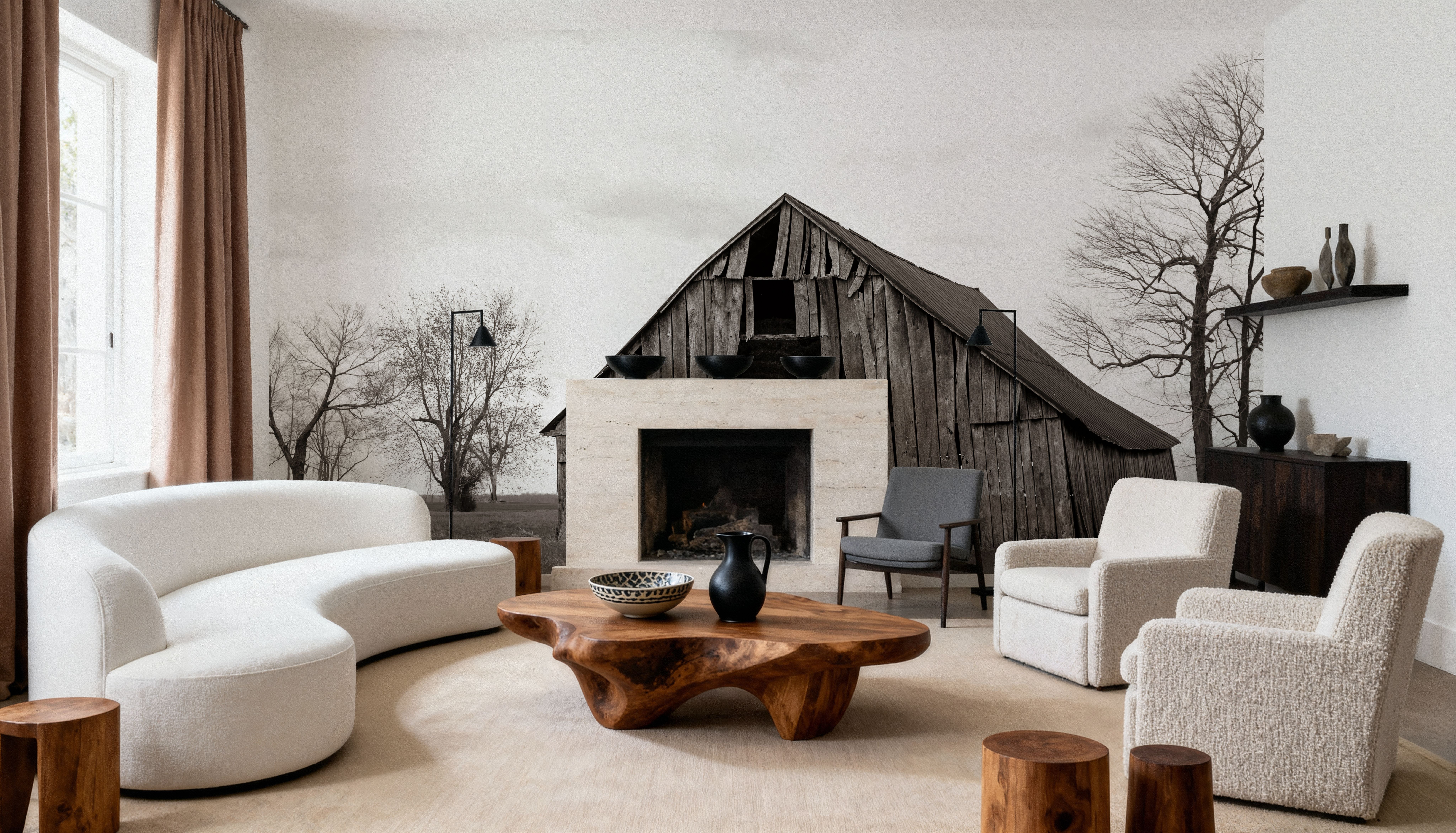 Old Hay Barn, Wallpaper
