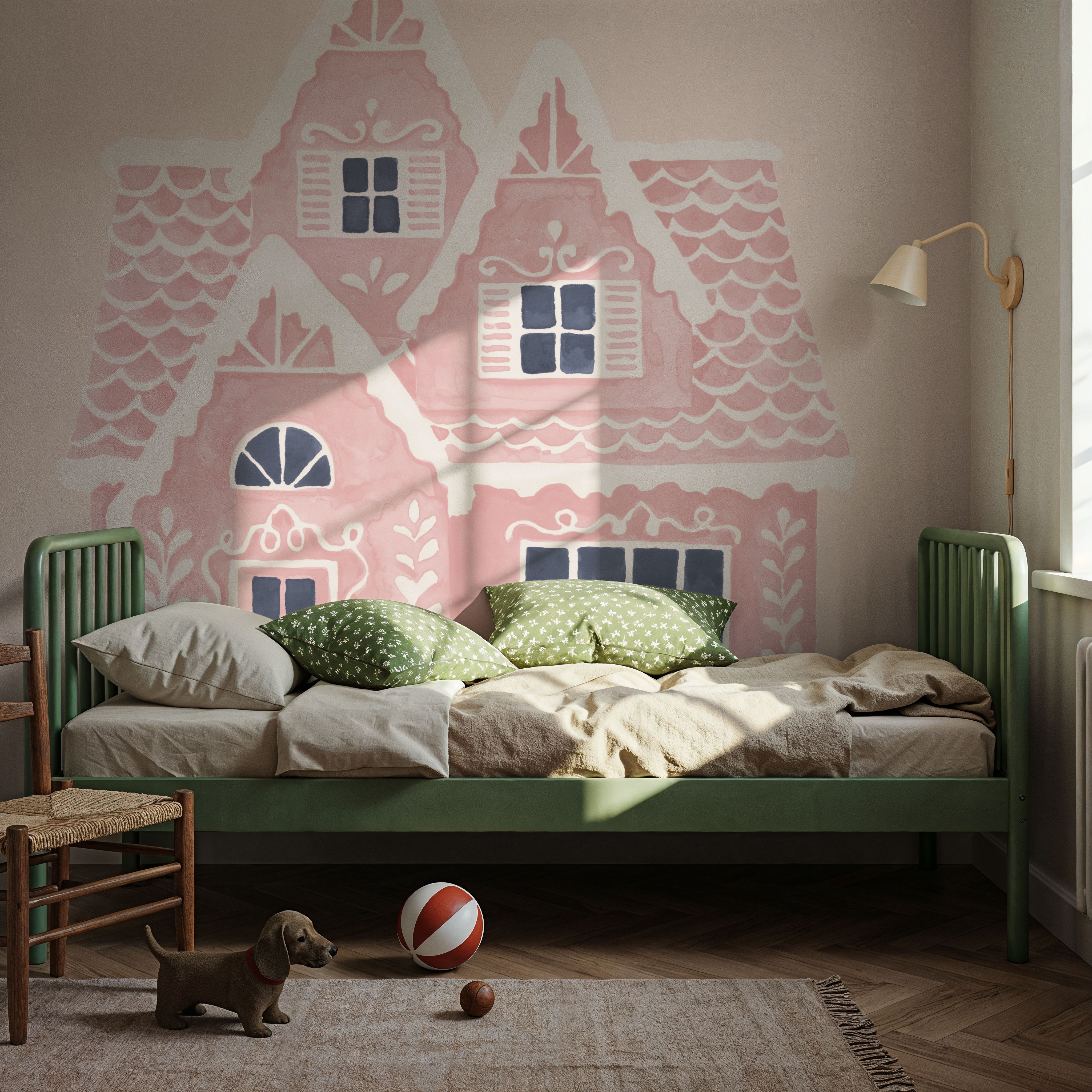 Gingerbread Dream House II Pink