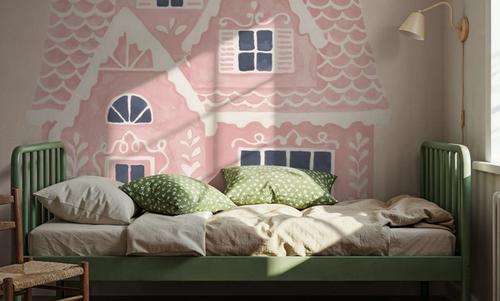 Gingerbread Dream House II Pink
