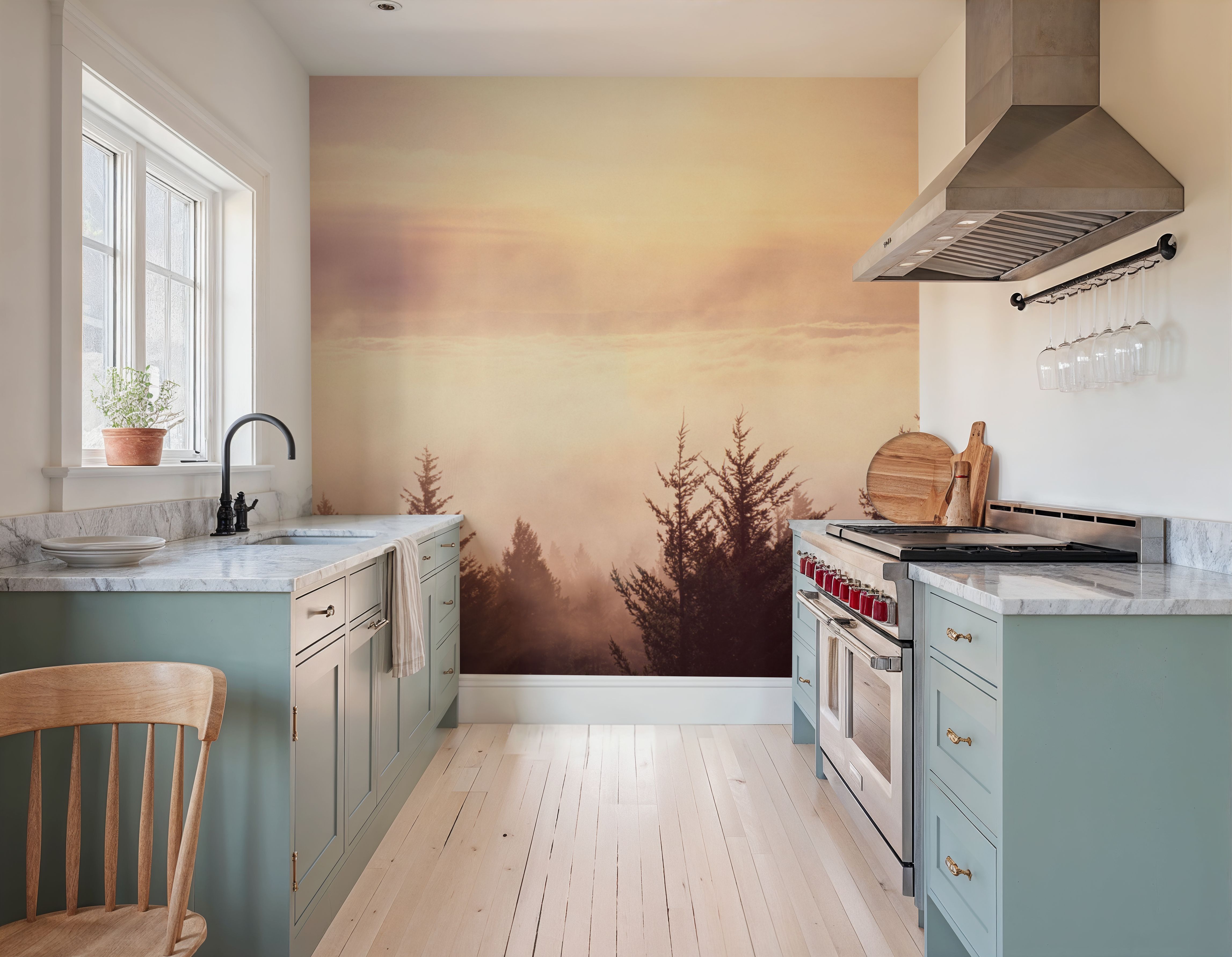 Cloud Nine, Papel pintado