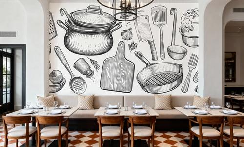 Utensils on Display