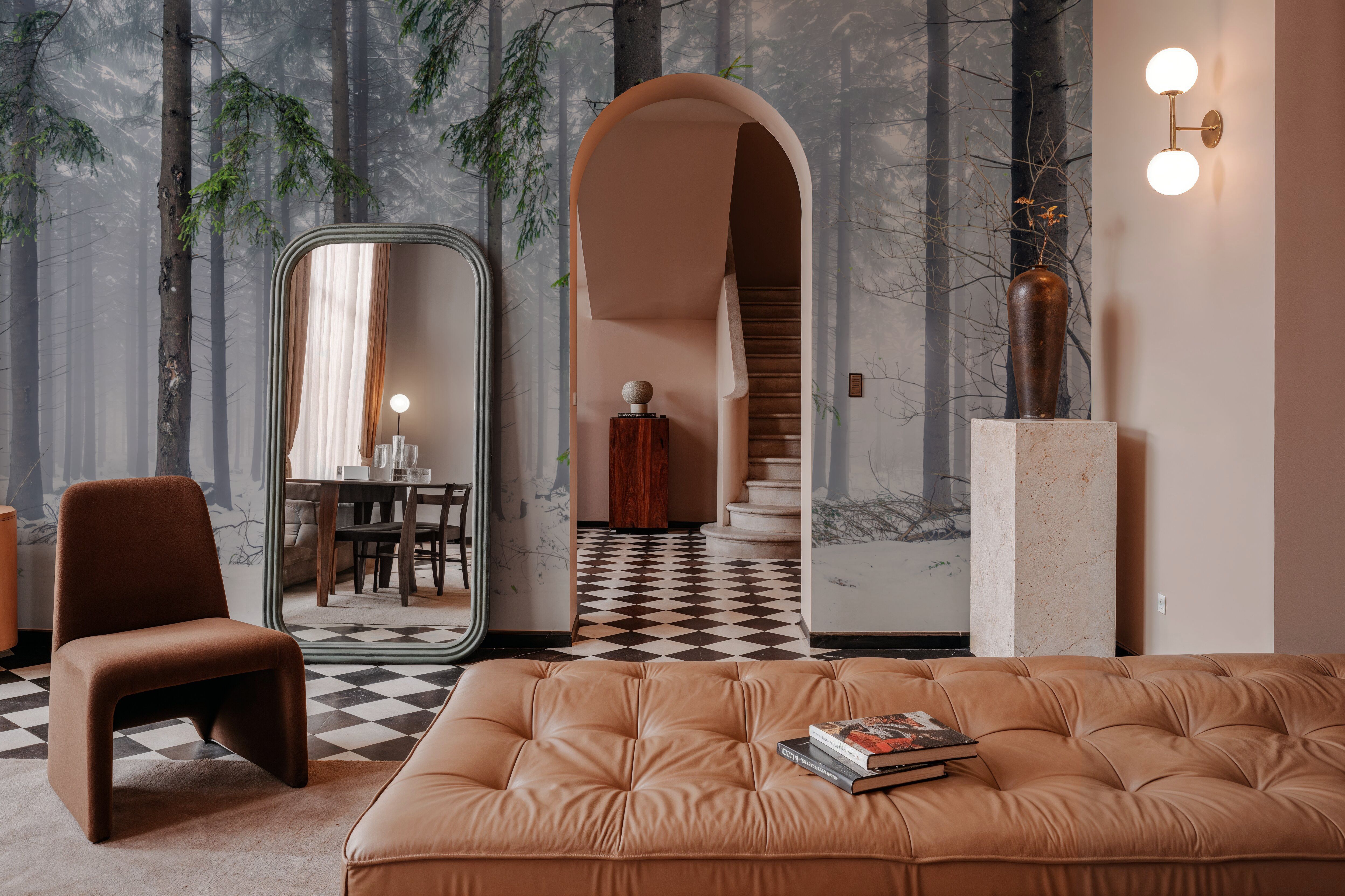 Cold Green Forest, Wallpaper