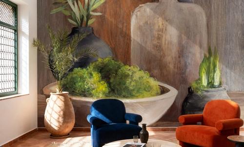 Spring Tableaux I Greenery