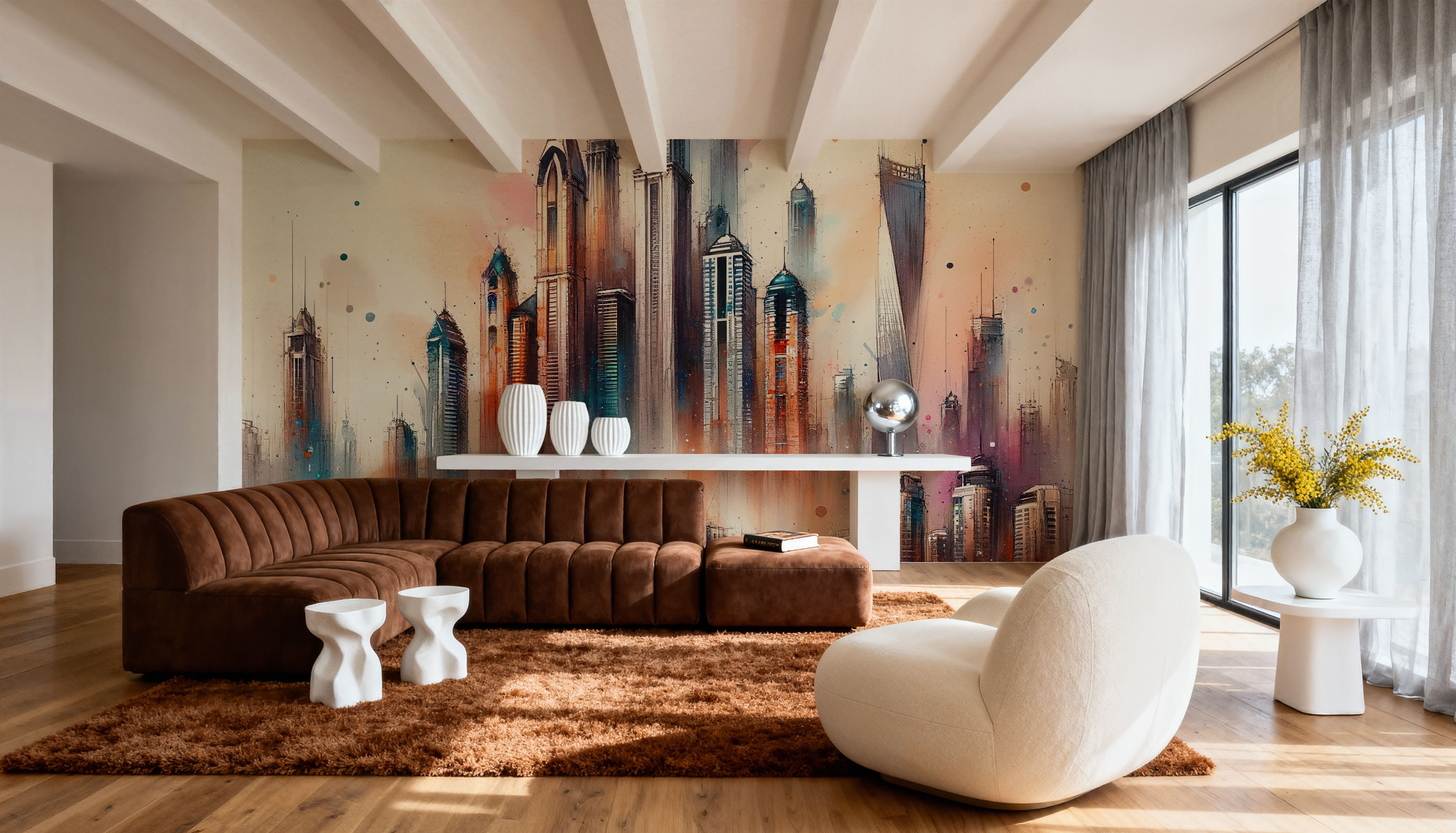 Dubai's Dreamlike Horizon, Papier peint