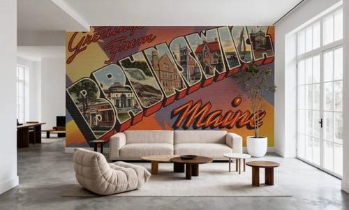 Greetings from Brunswick - Screenprint Postcard