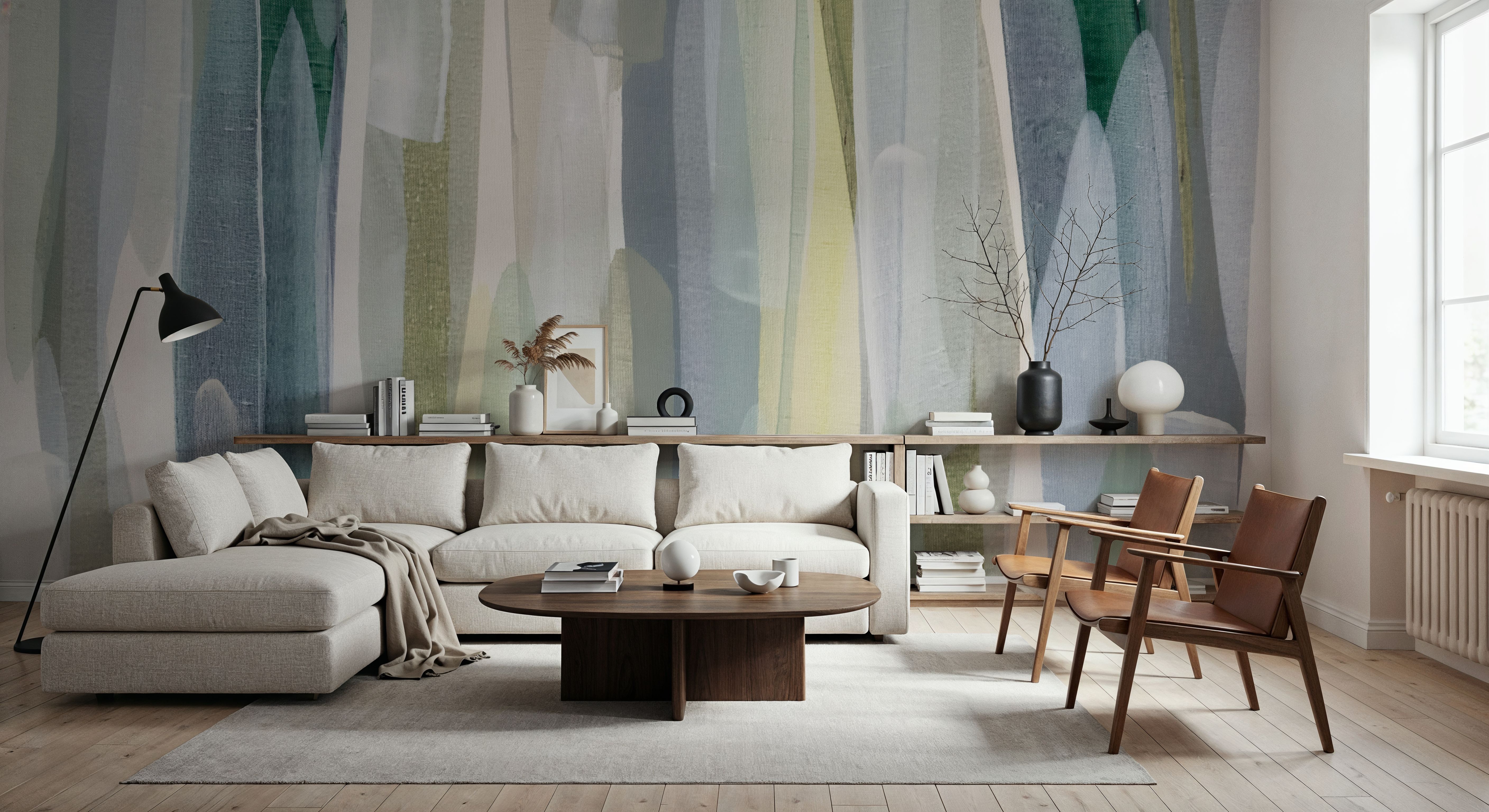 Matcha Morning, Behang