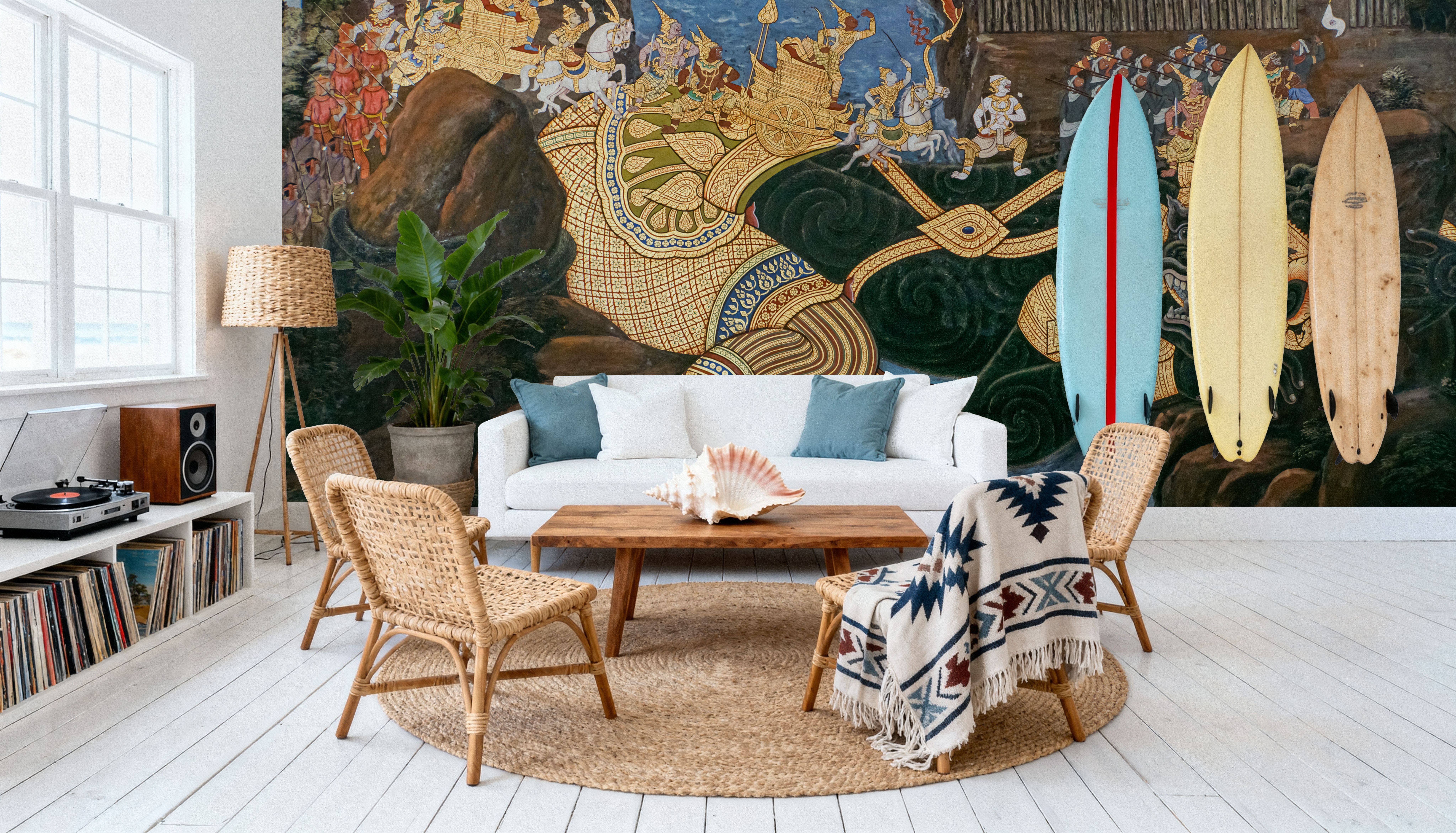 Hanuman, Thai Painting, Wallpaper