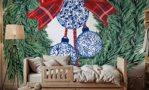 Holiday Tartan and Chinoiserie II