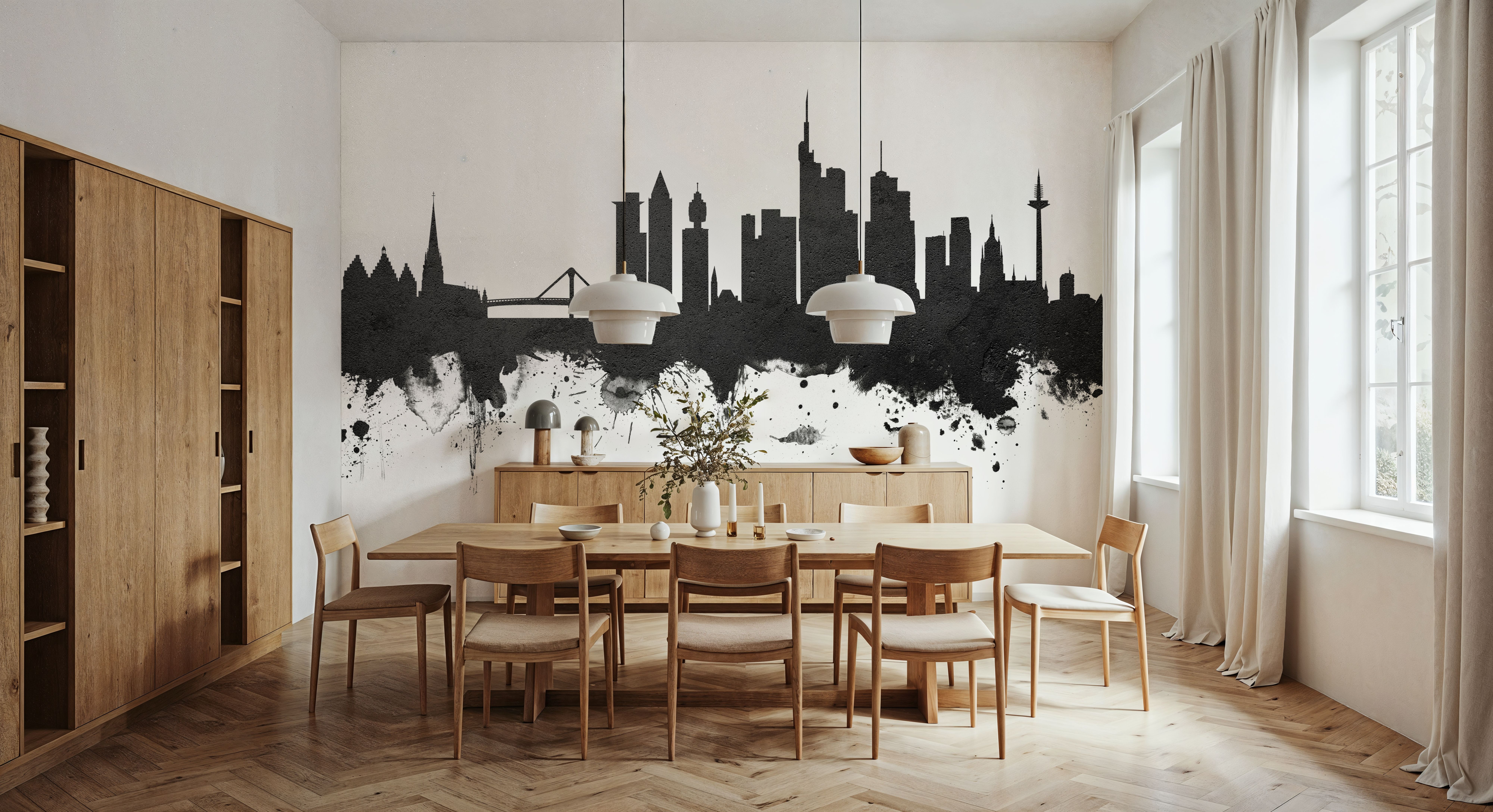 Frankfurt Skyline Black & White