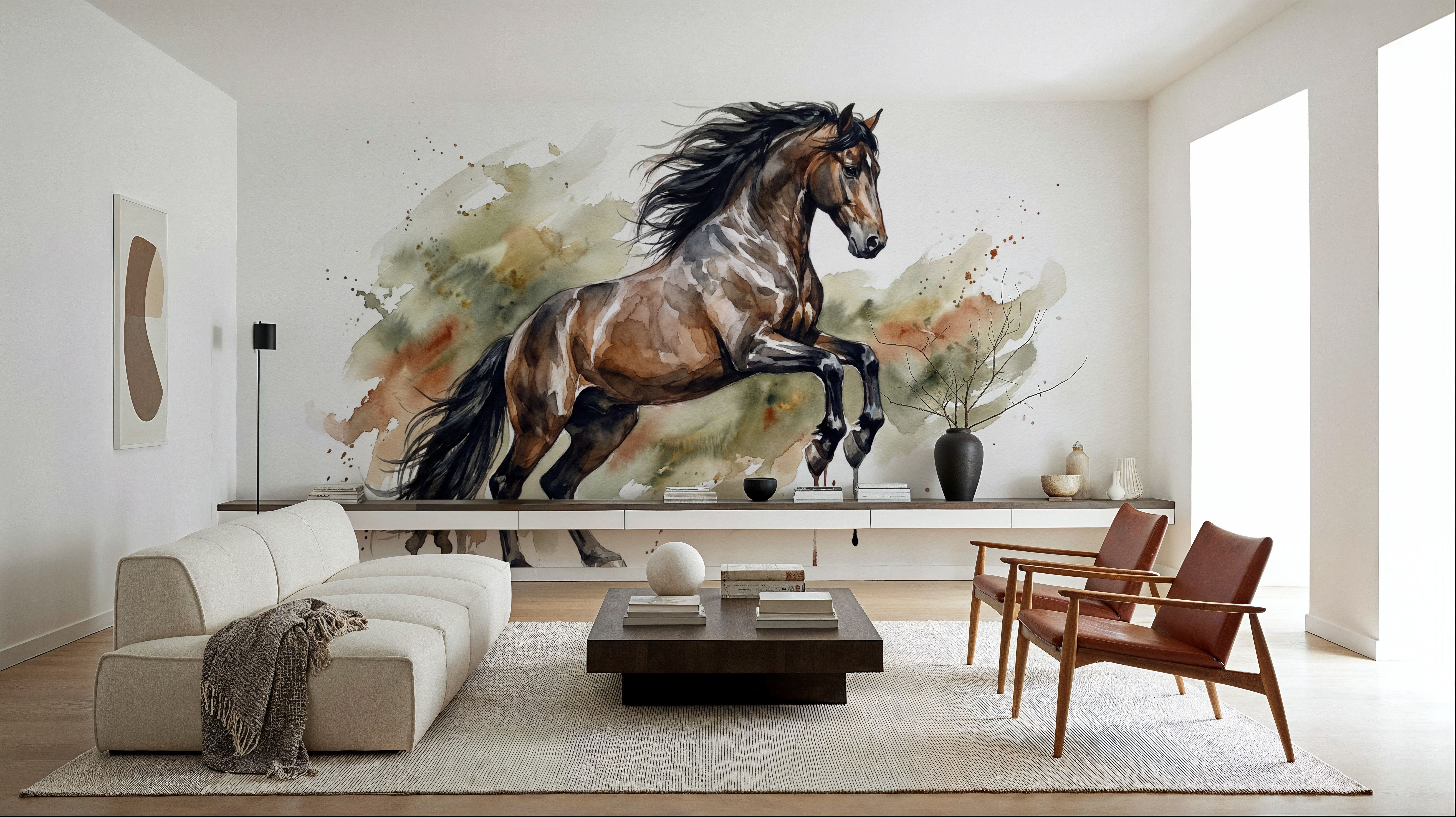 Powerful Horse II - Watercolor Spirit Animals Series