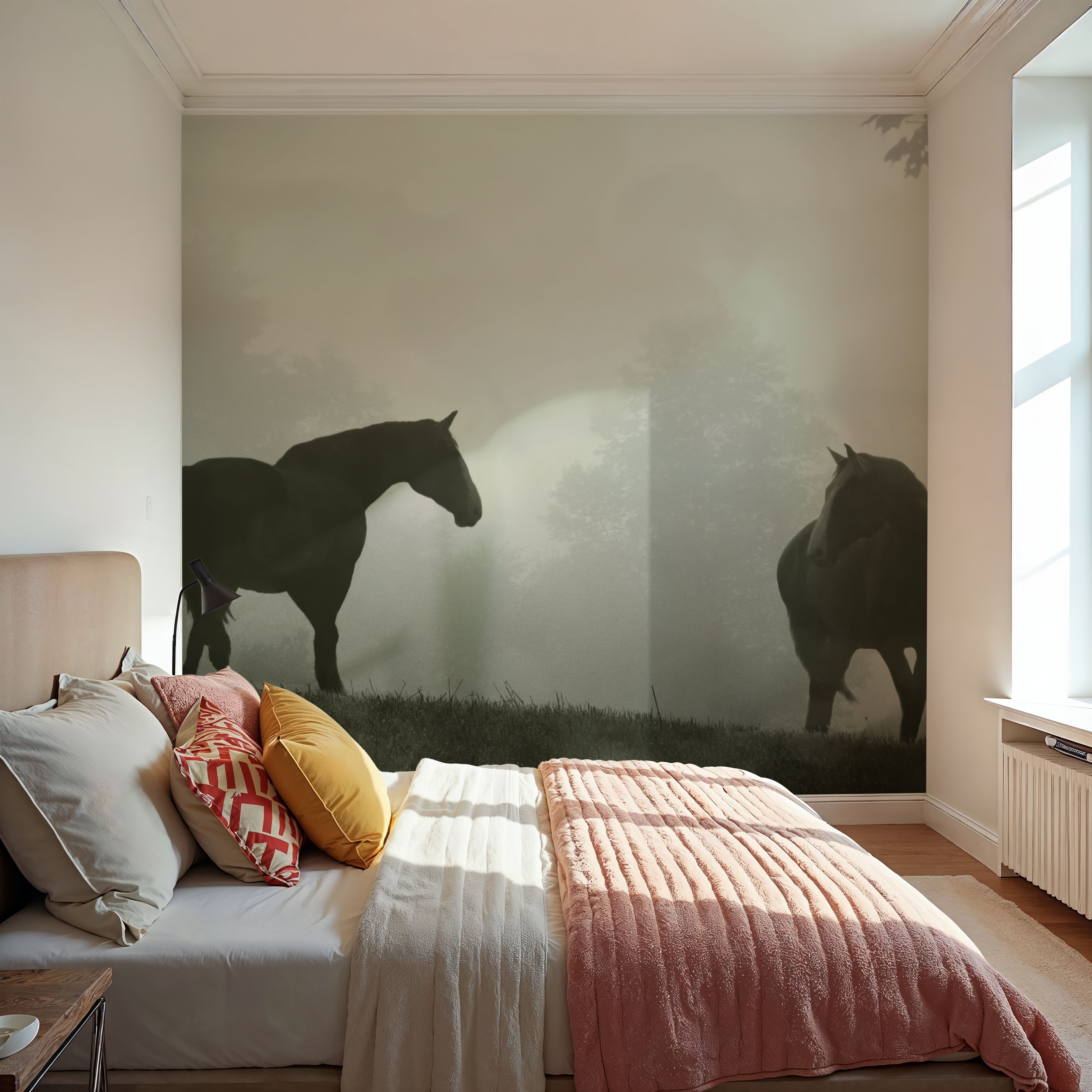 Morning Meadow Horses IV
