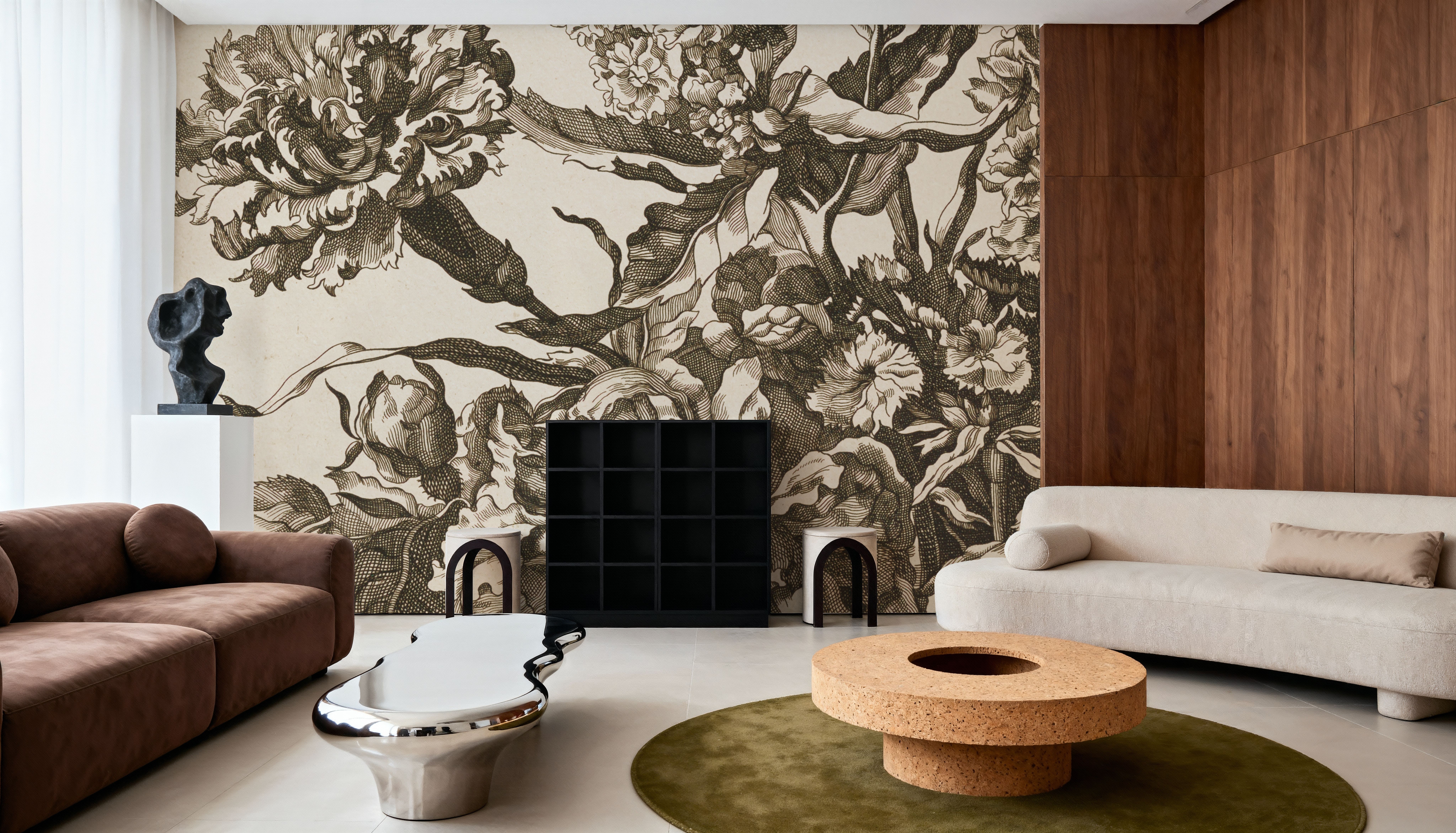 Urn Arrangement III, Wallpaper