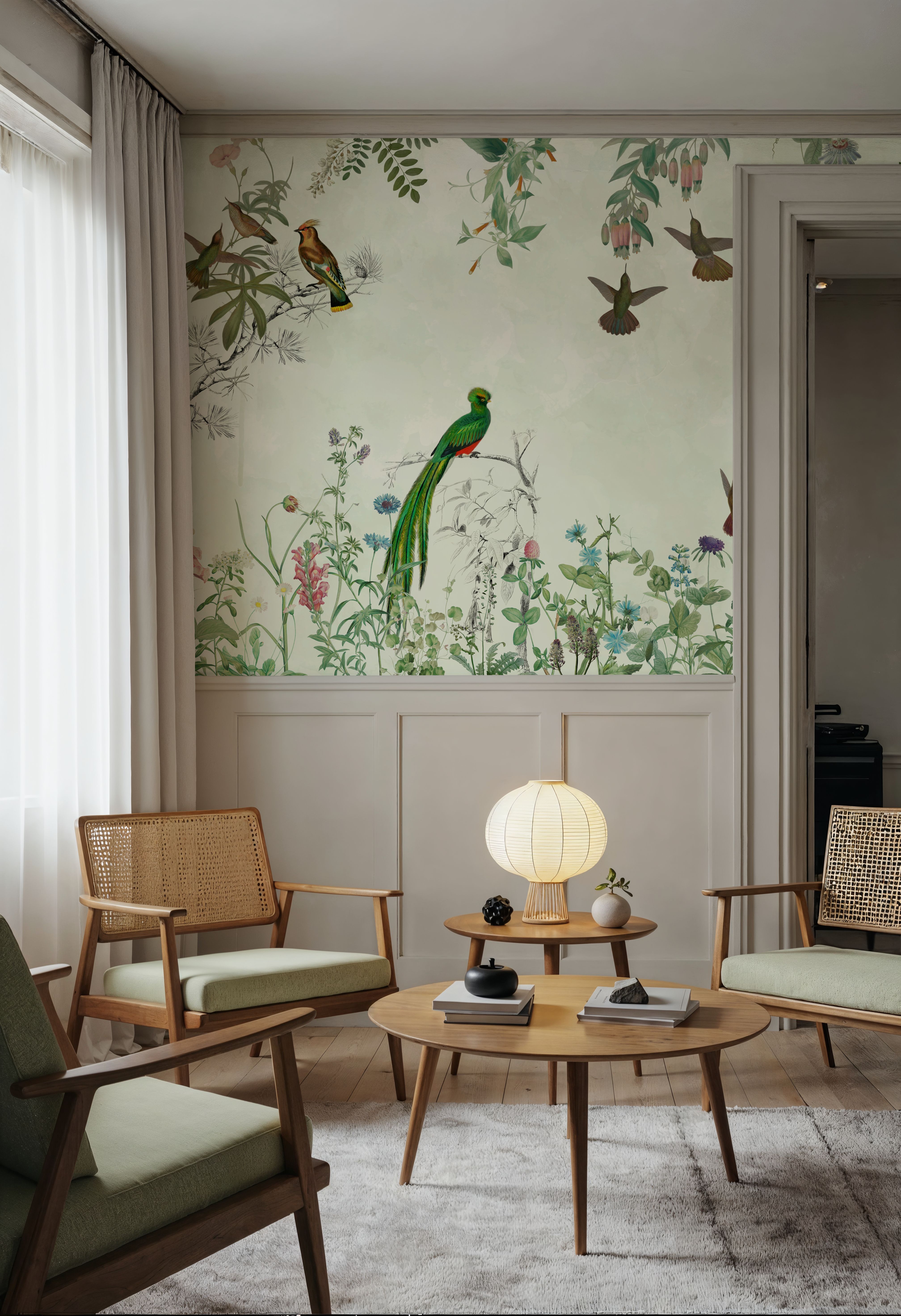 Fields of Birds and Flowers