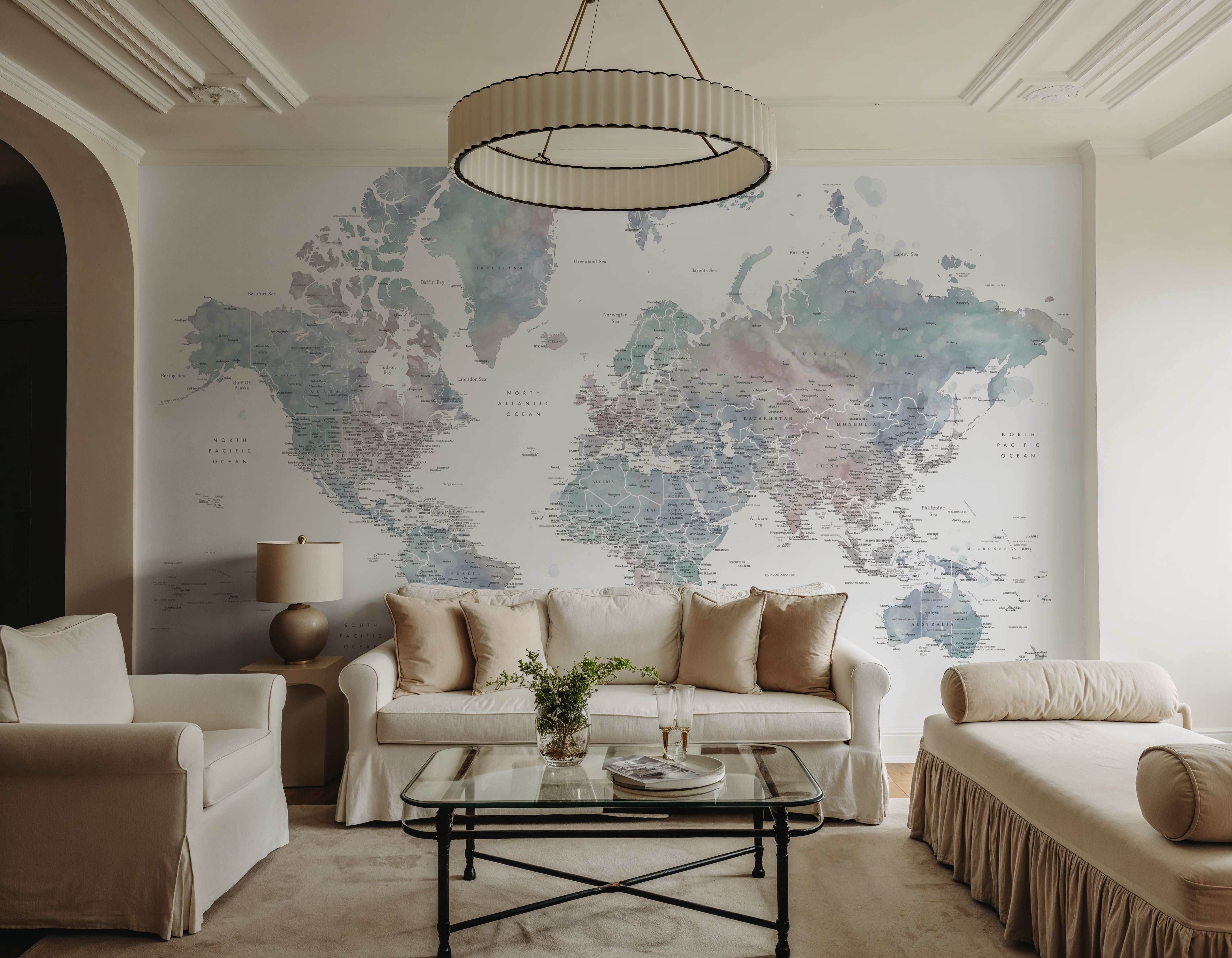 World Map Cities - Fufu