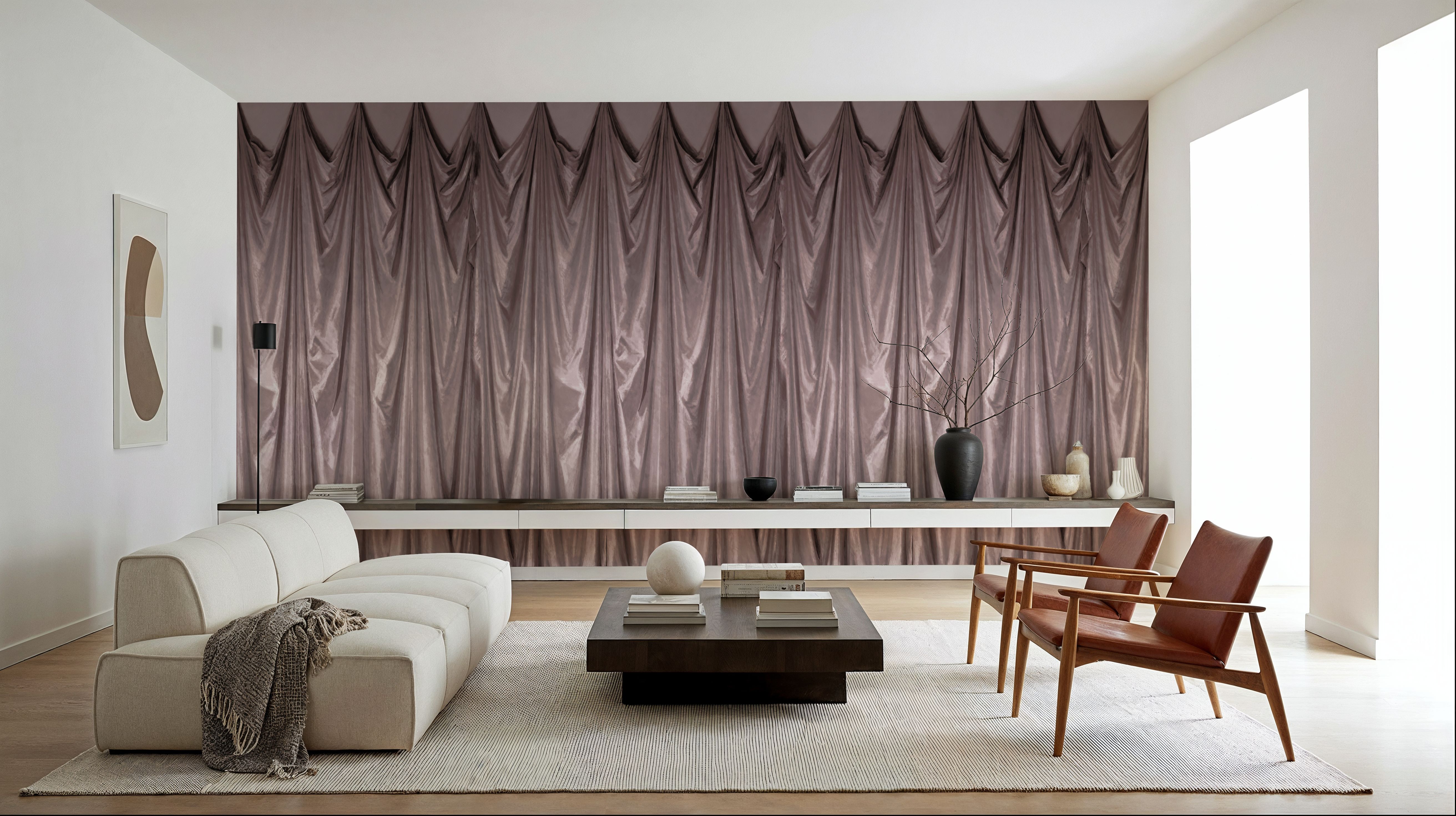 Medici Drapes, Dusty Rose