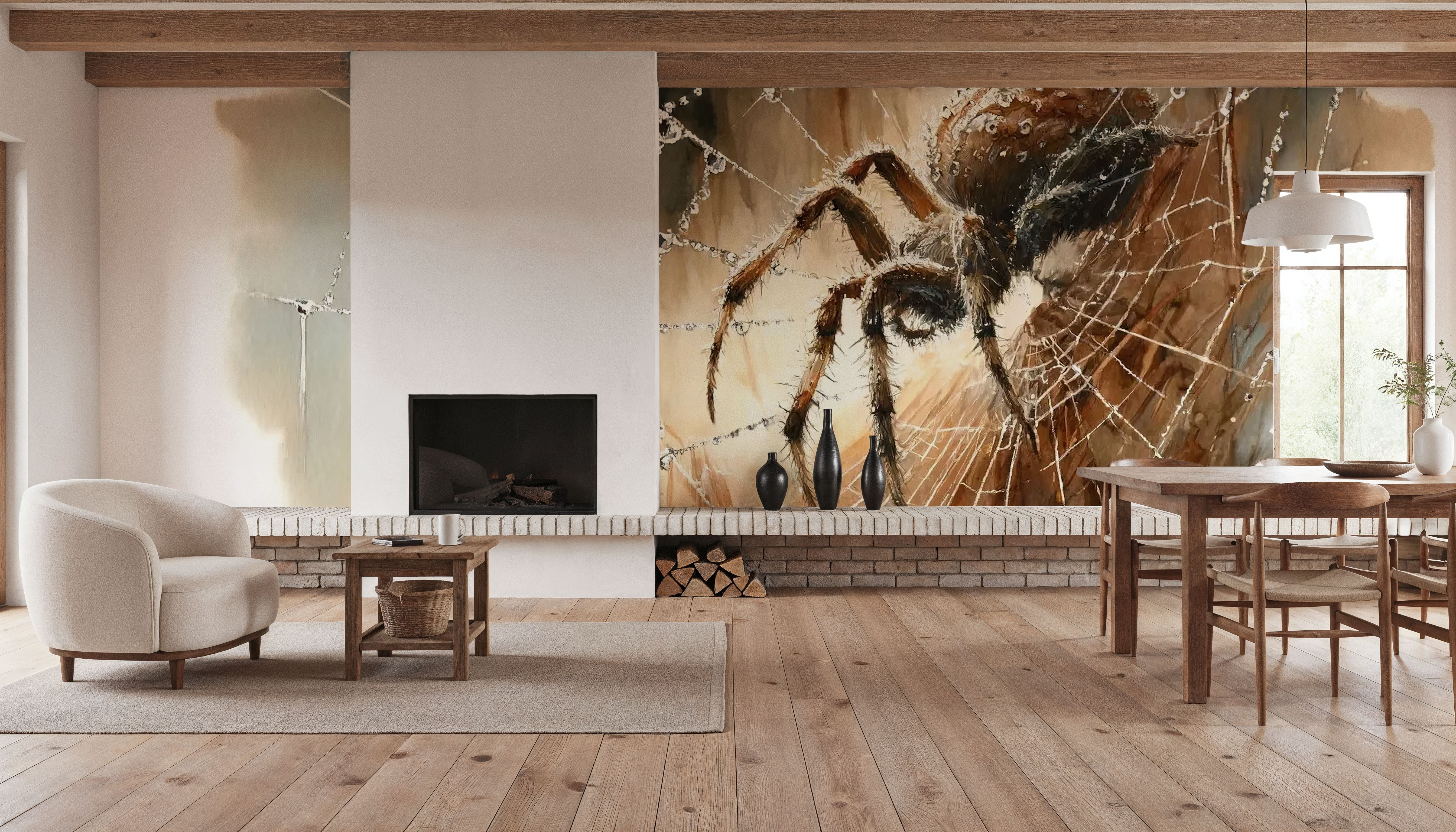 Spider's Web, Wallpaper