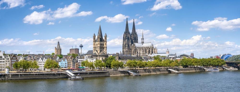 Cologne Cathedral and Great St. Martin Church