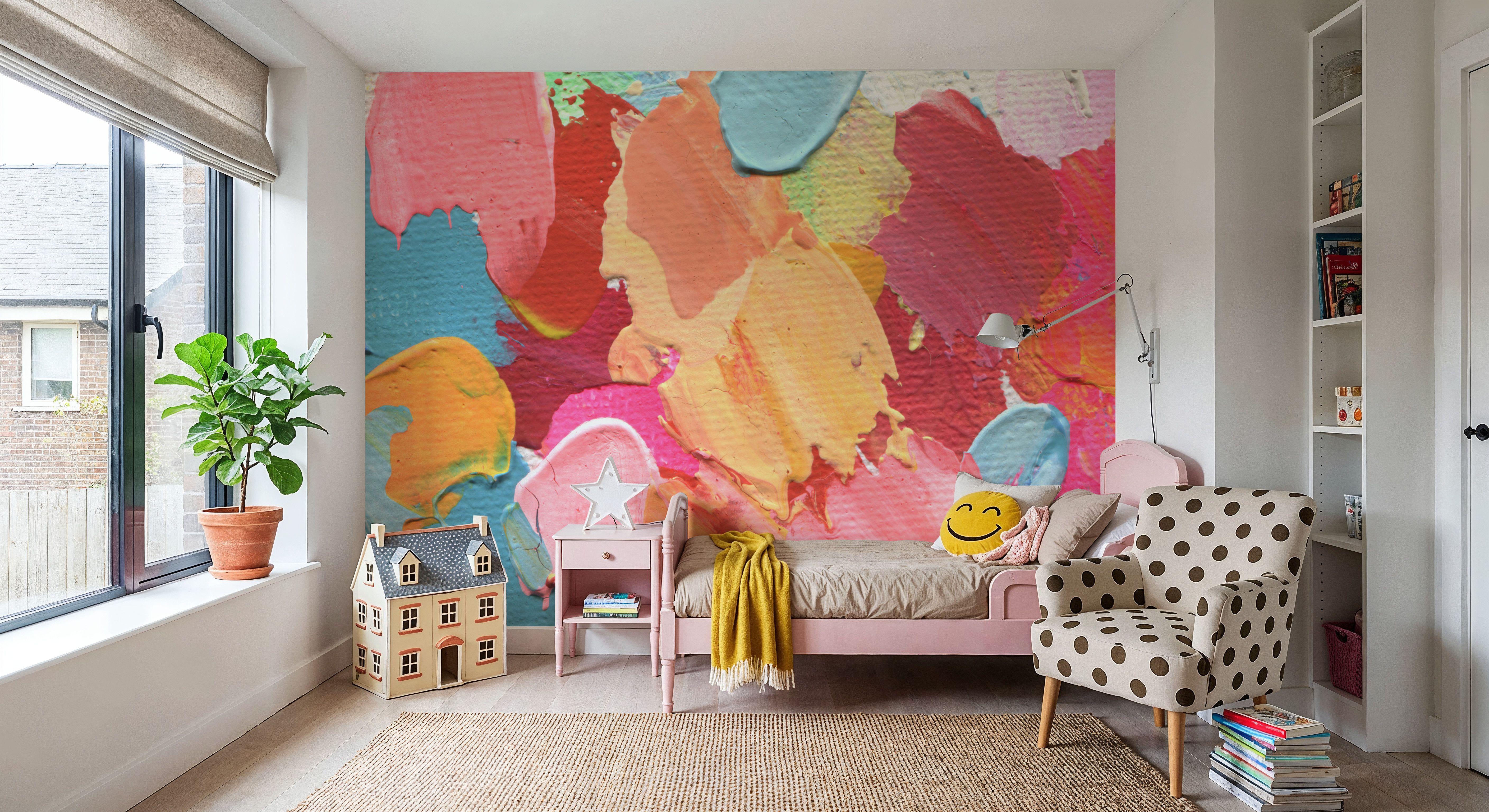 Abstract Rainbow Smudge