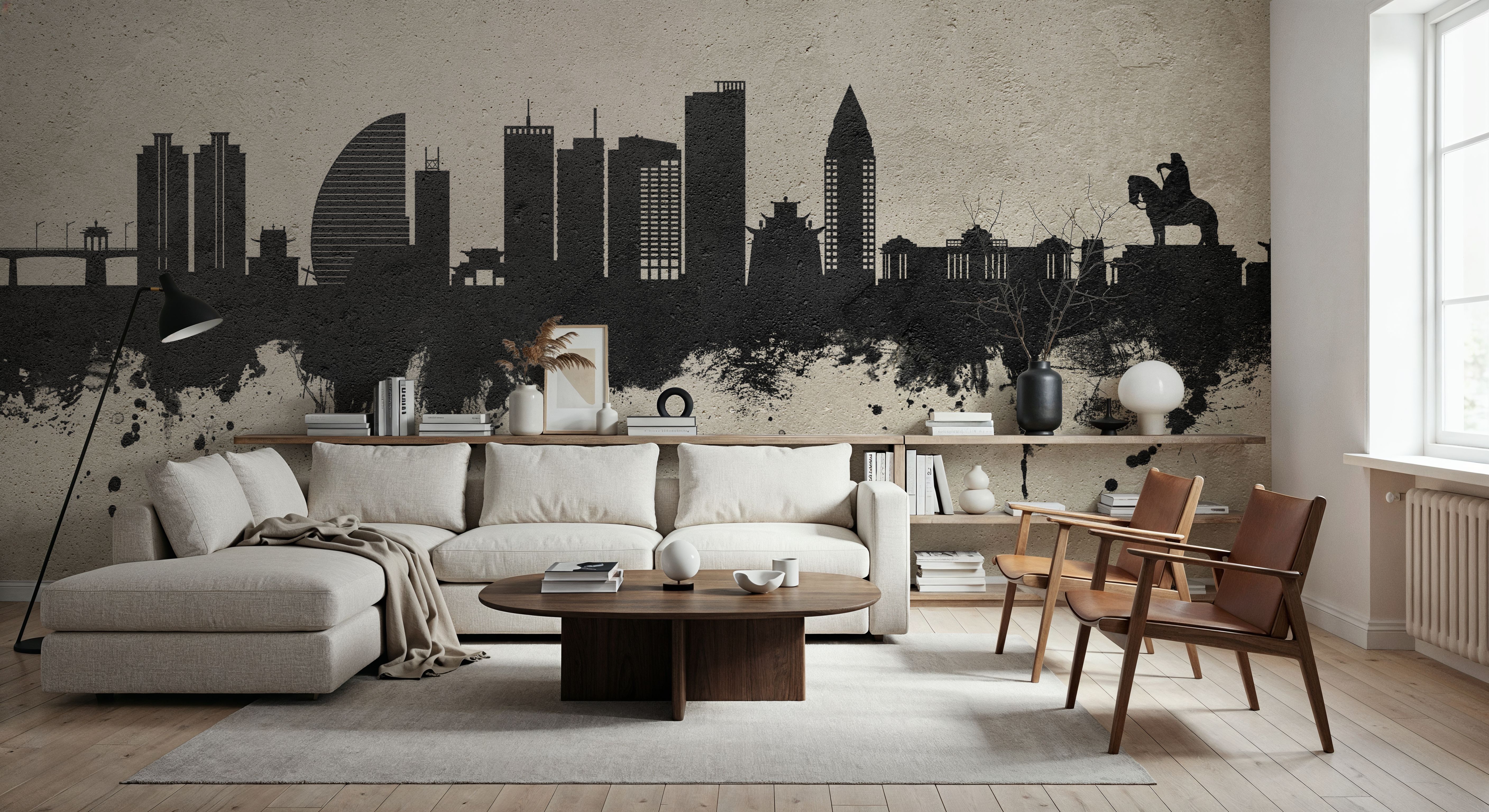 Ulaanbaatar Mongolia Skyline Concrete, Wallpaper