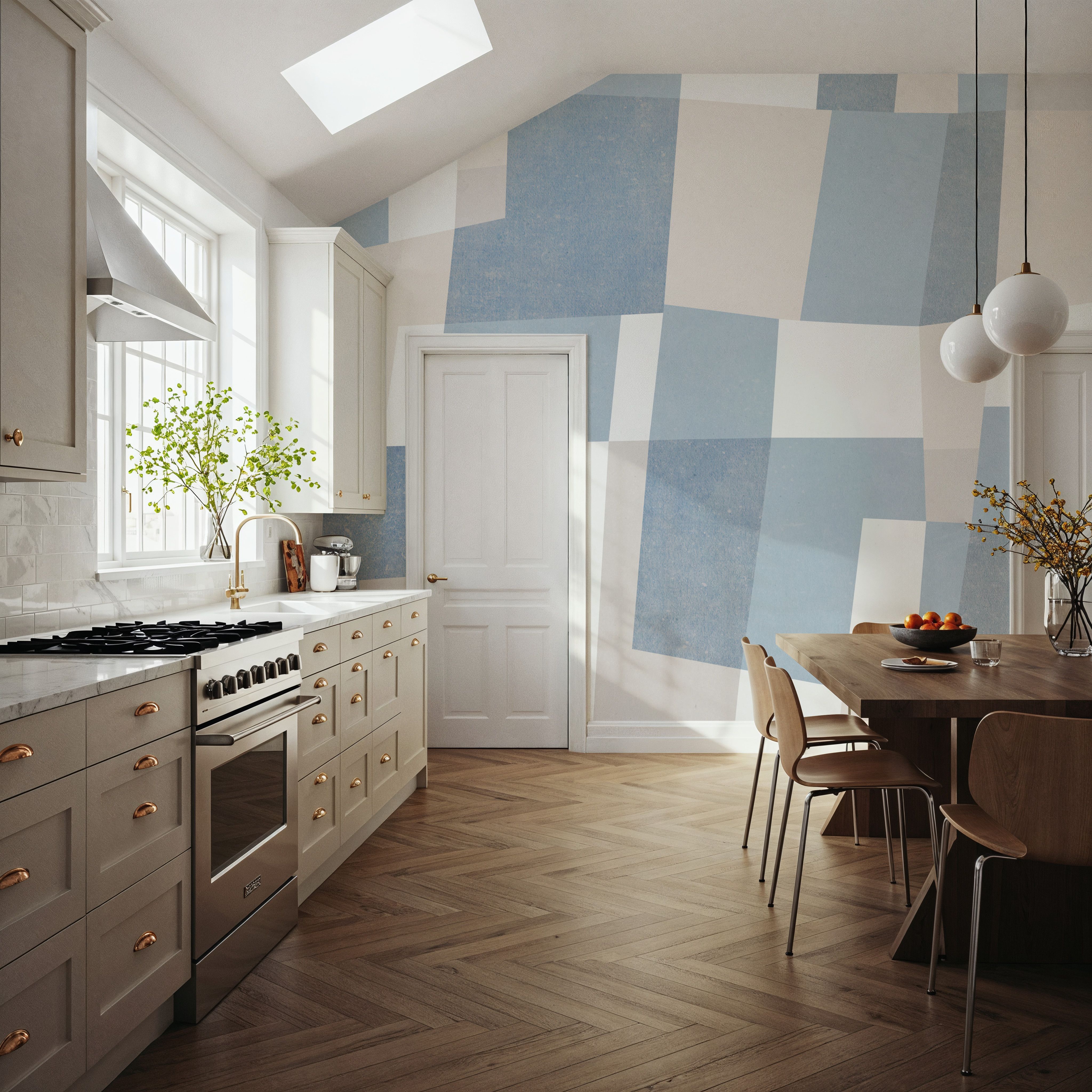 Abstract Fields, MIneral Blue