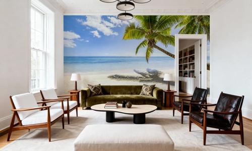 Resting Palm Tree