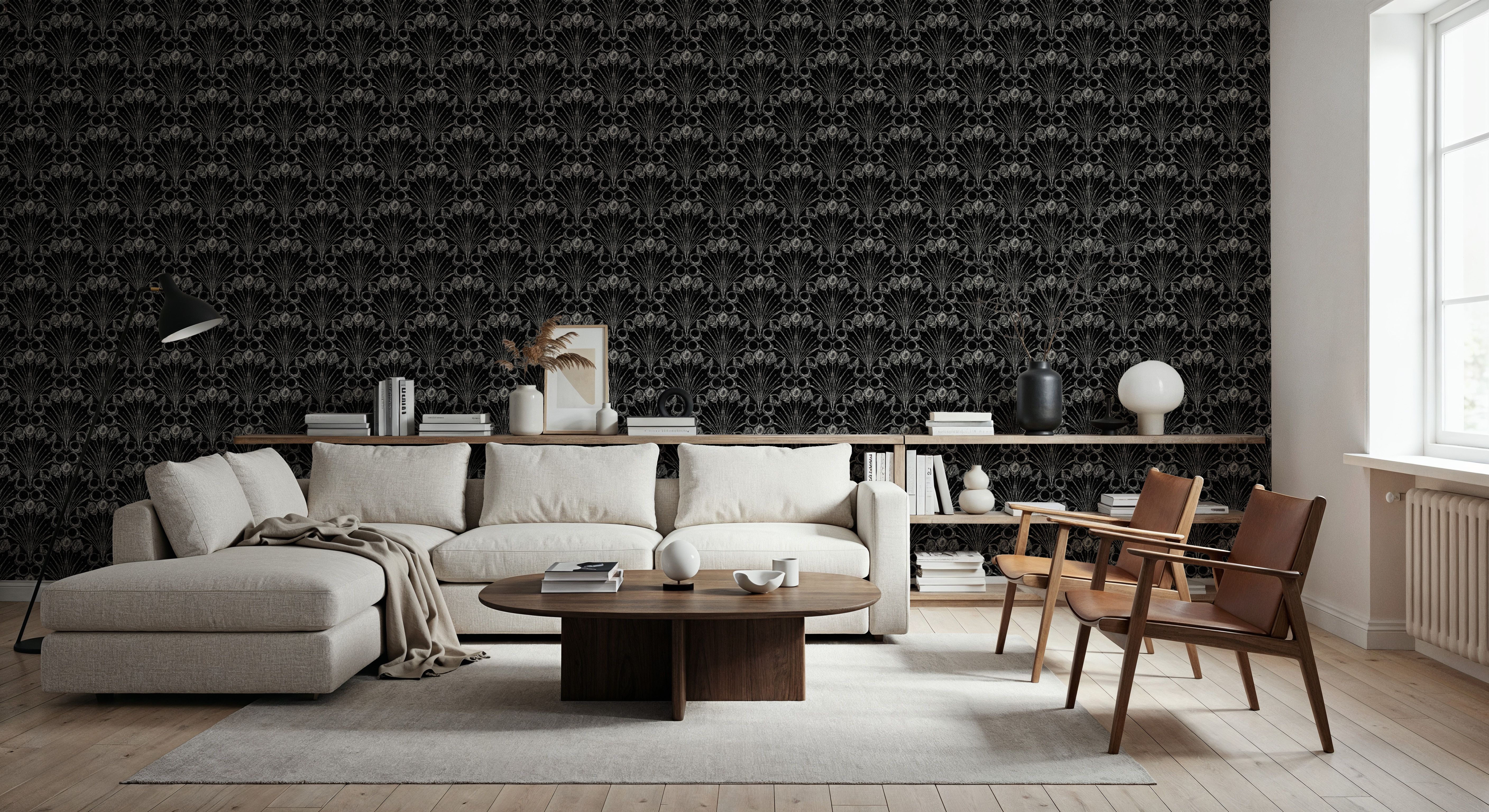 Art Deco Moon Phase, Liquorice