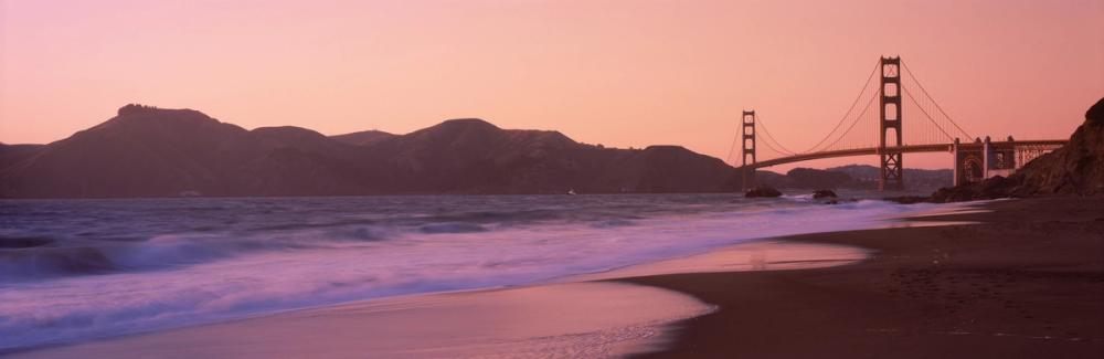 Crimson Bridge Twilight Red