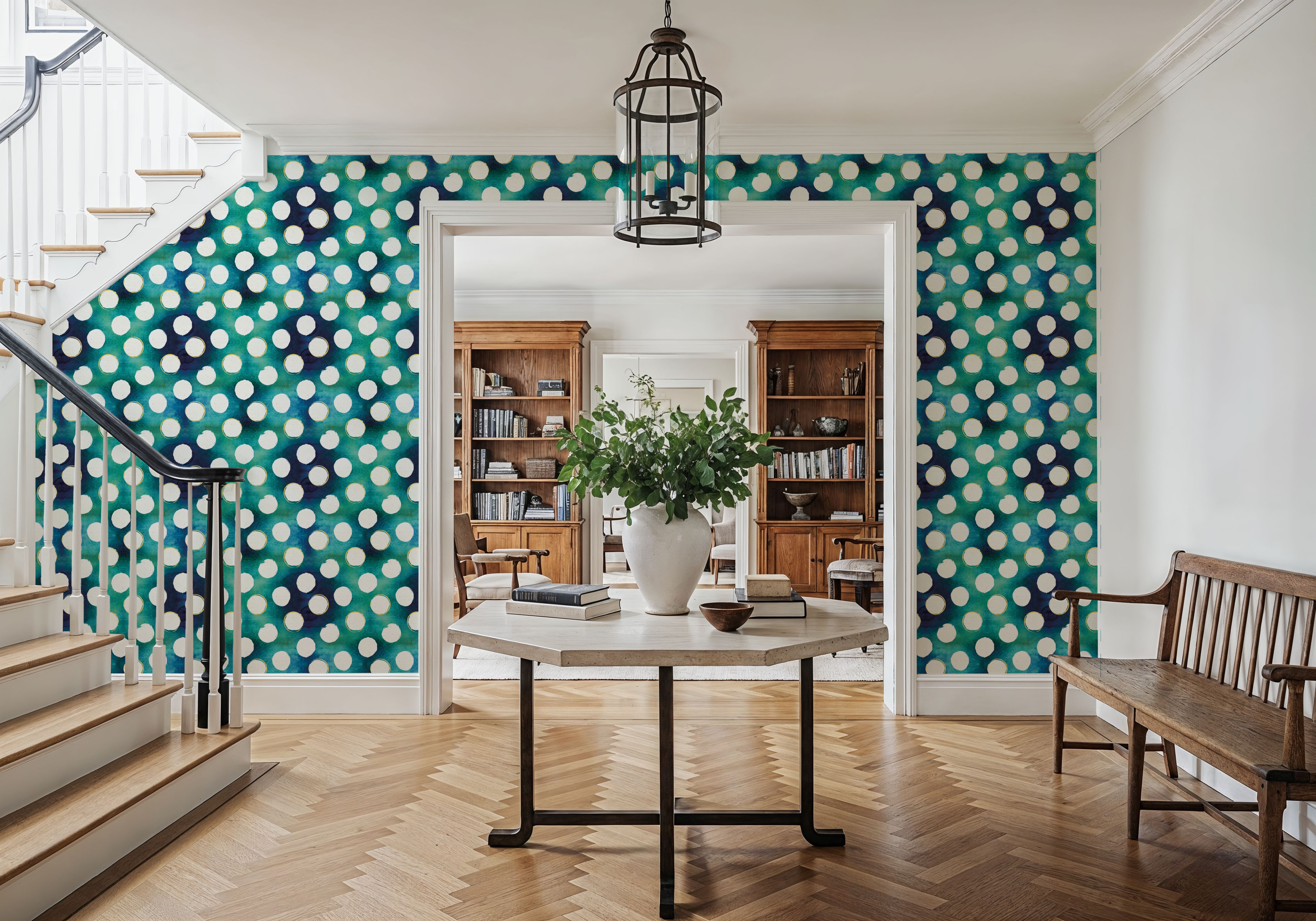 Bold Dots Green