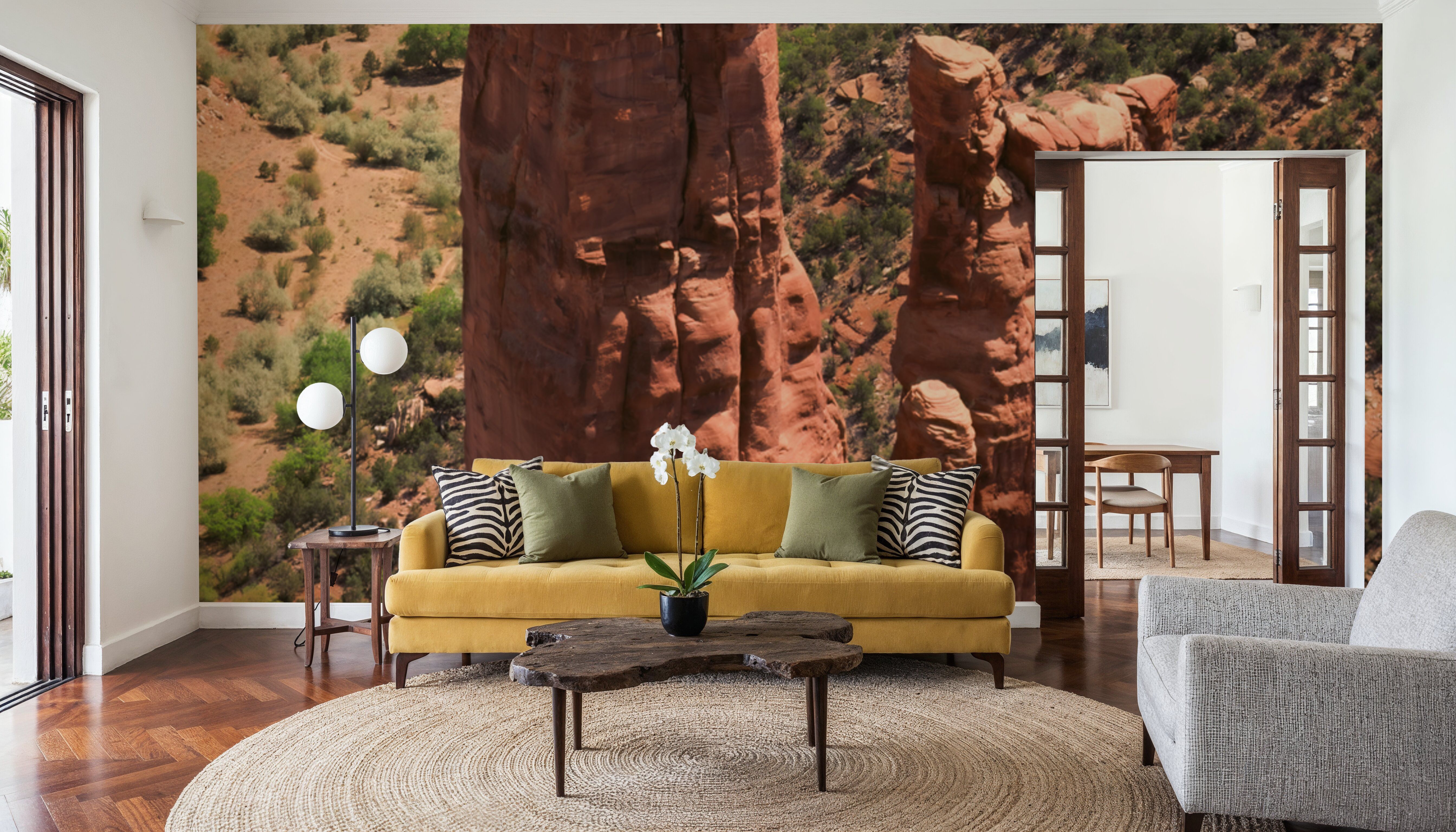 Crimson Buttes of Monument Valley