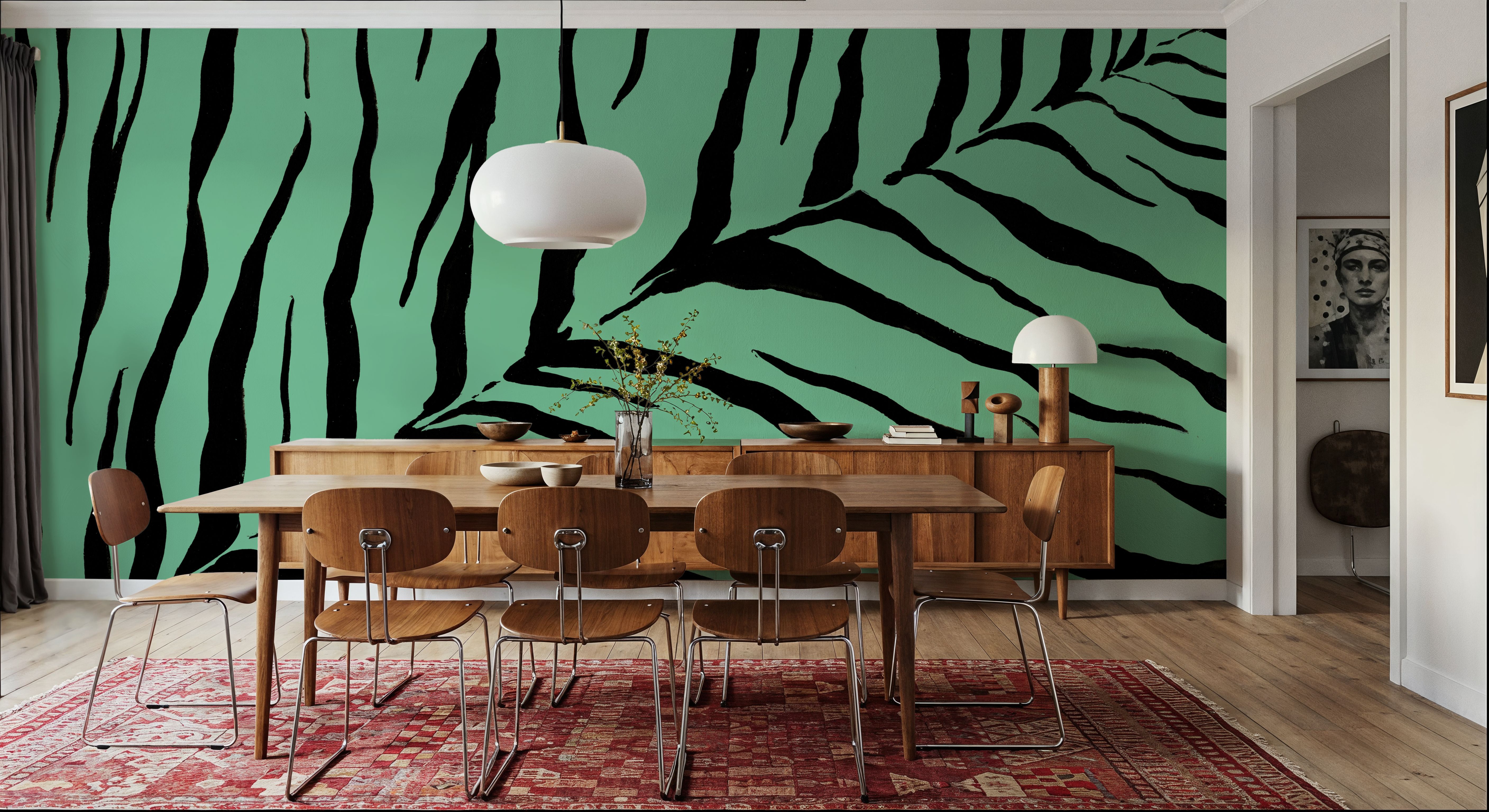 Animal Print III Green