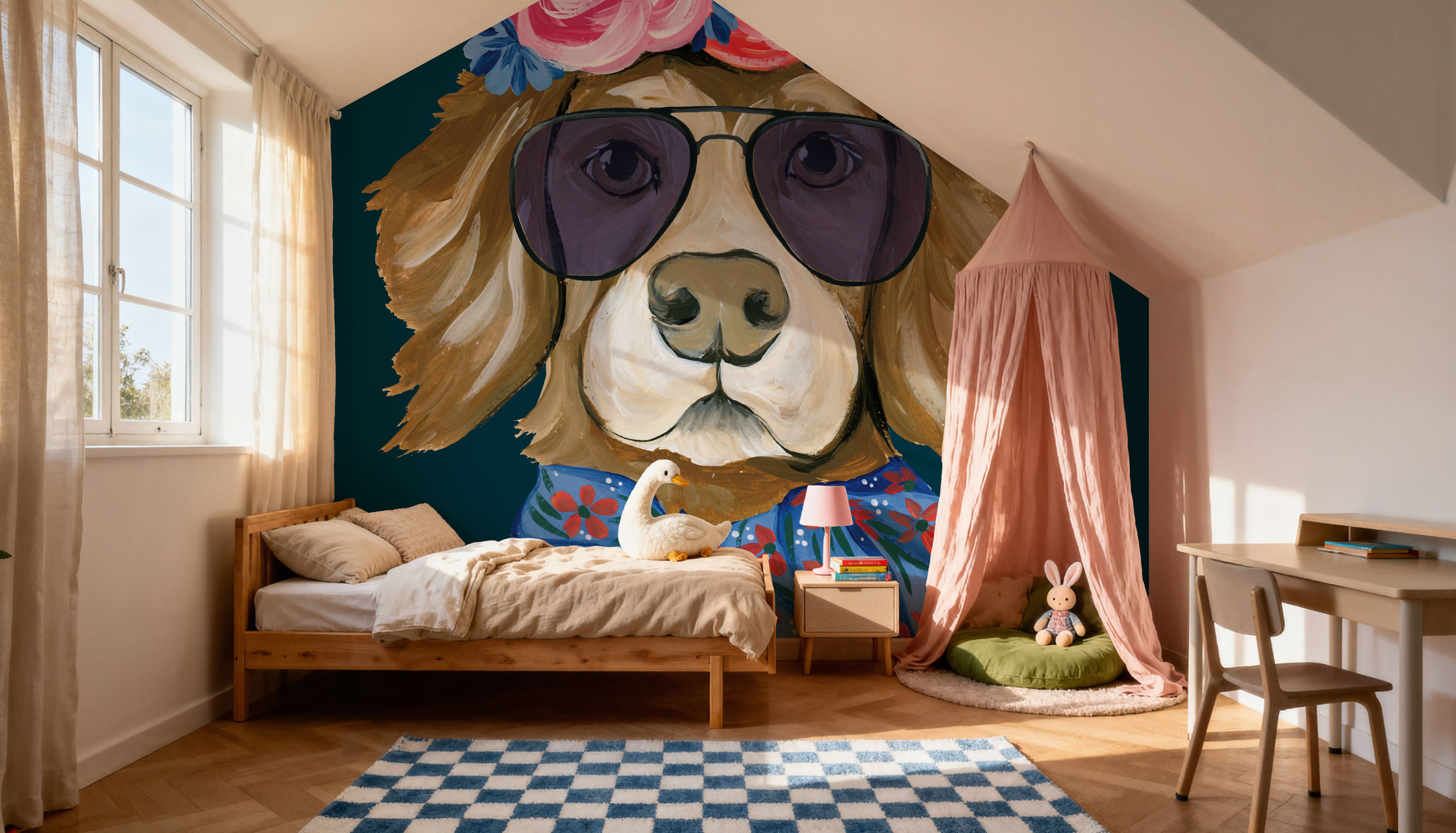 Glitzy Golden Retriever