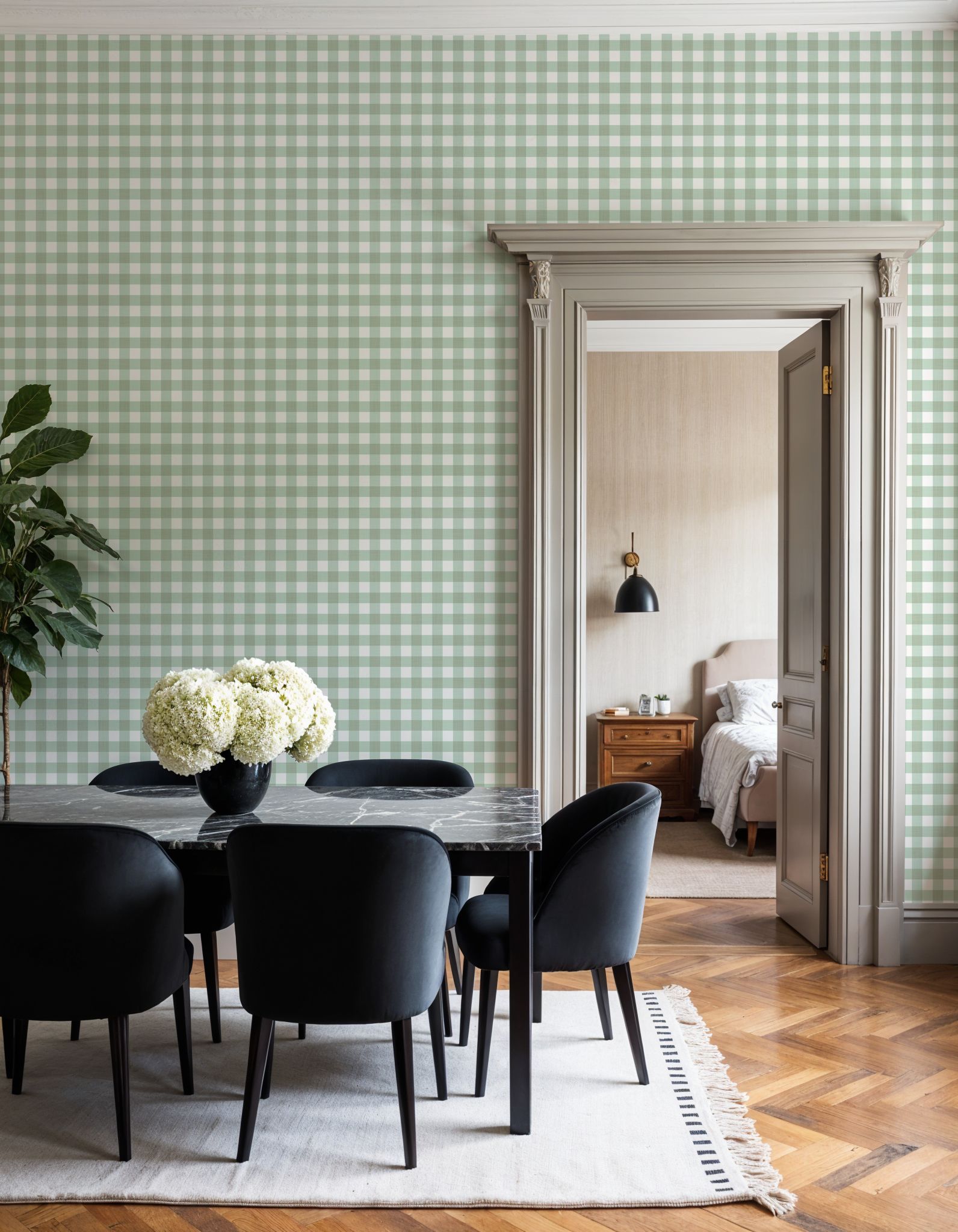 Gingham Mint