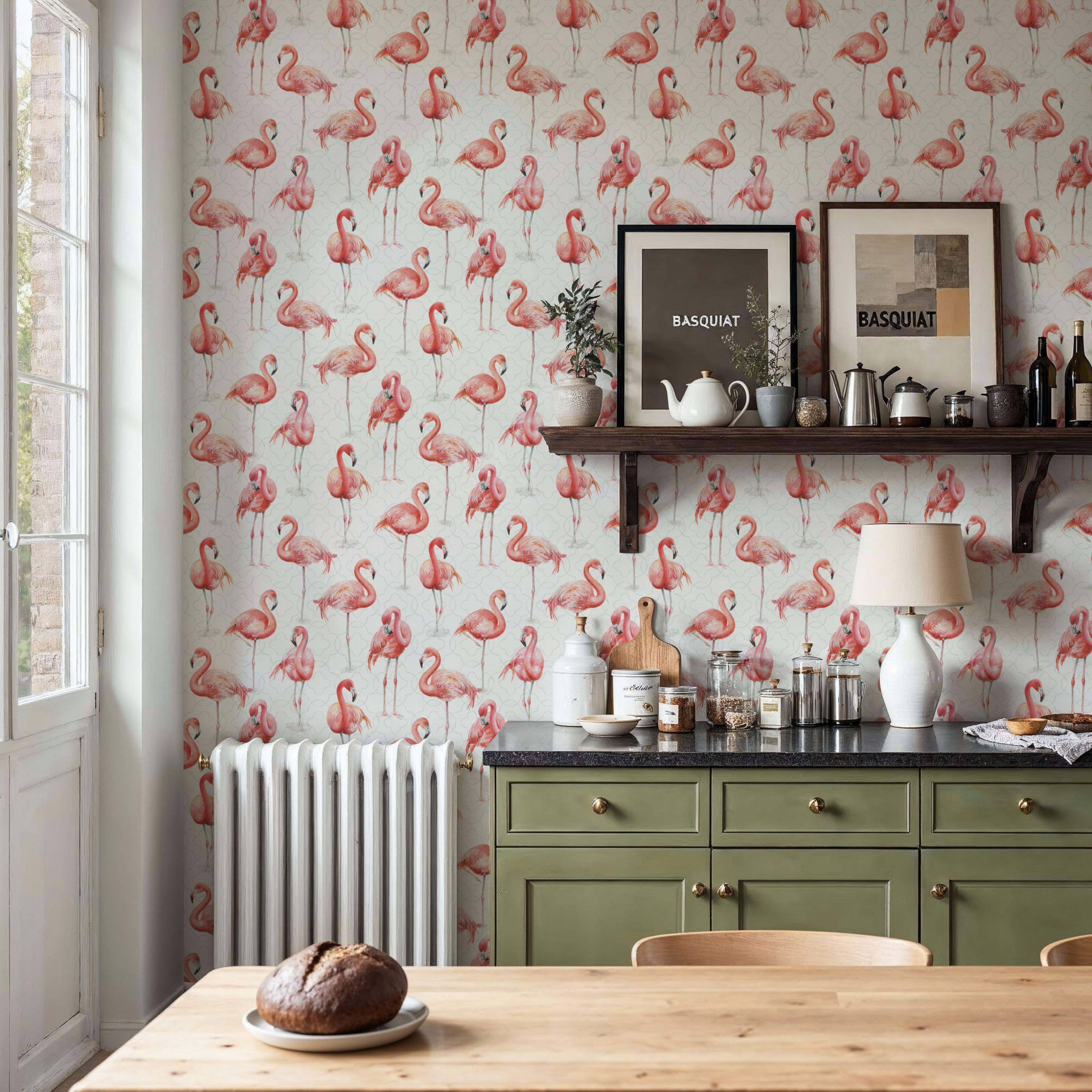 Flamingo Goals White