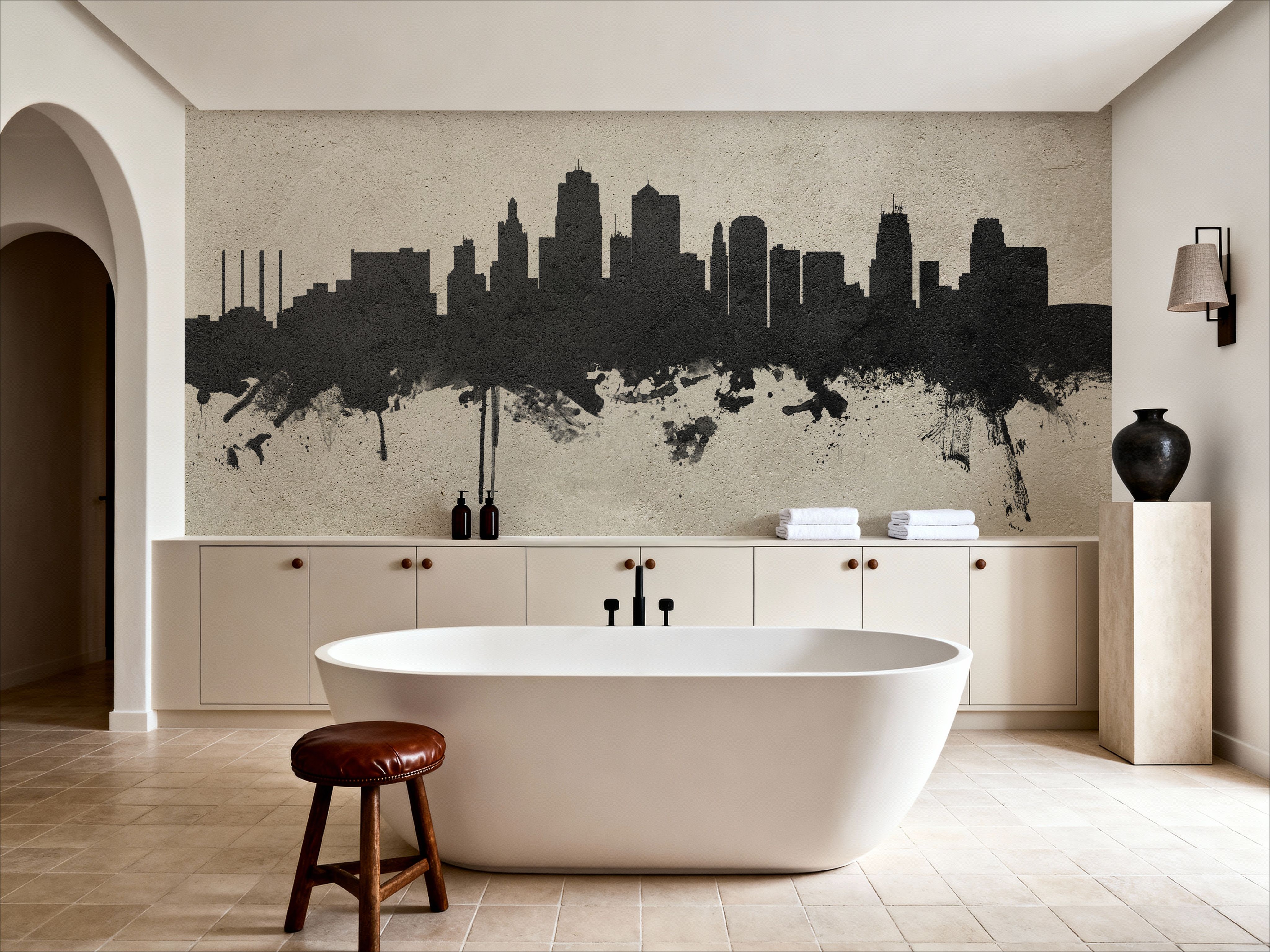 Kansas City Missouri Skyline Concrete