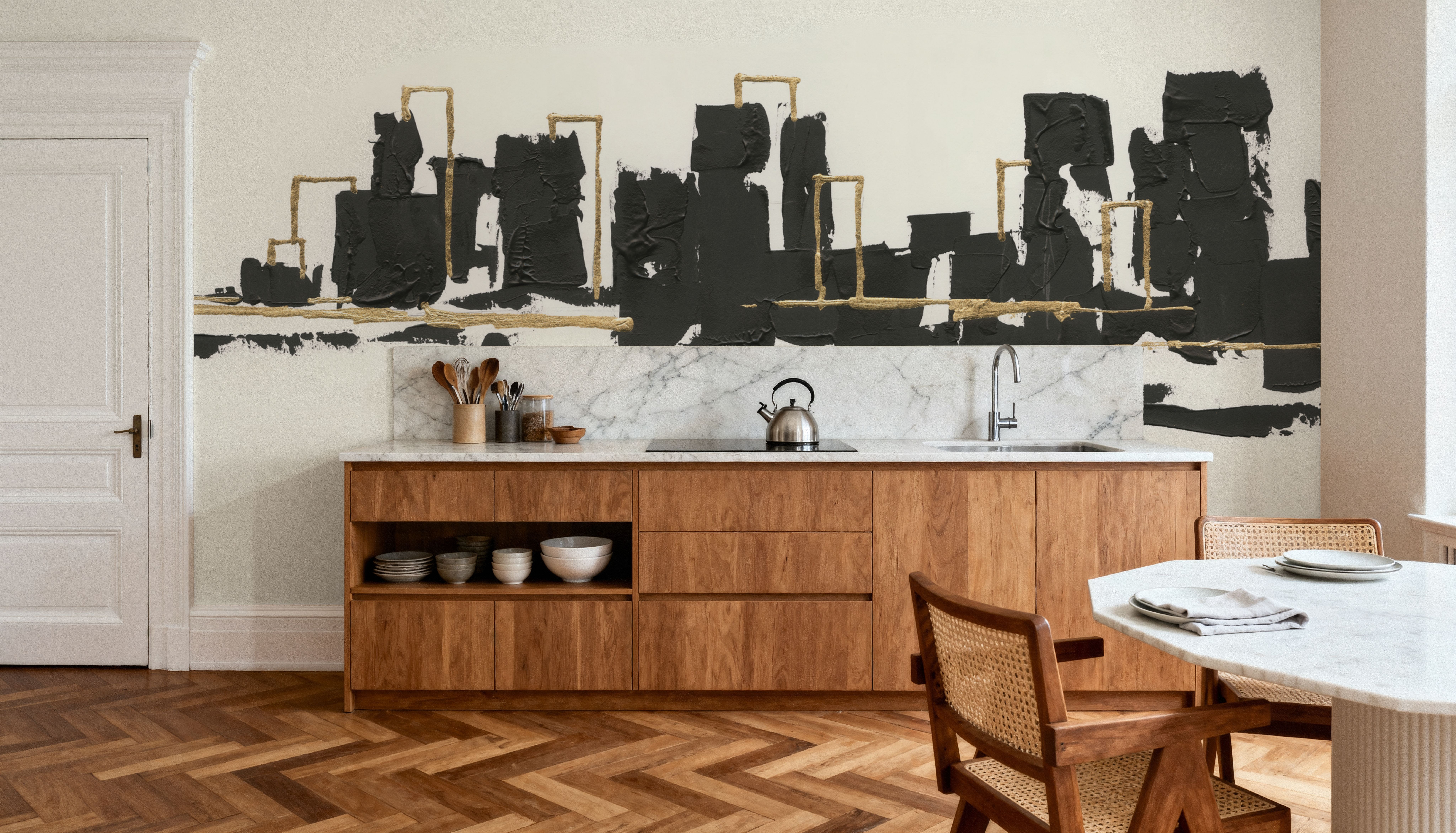 Gilded City I, Wallpaper