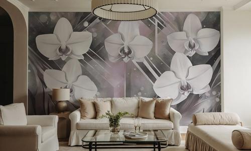 Geometry and Orchids Pink