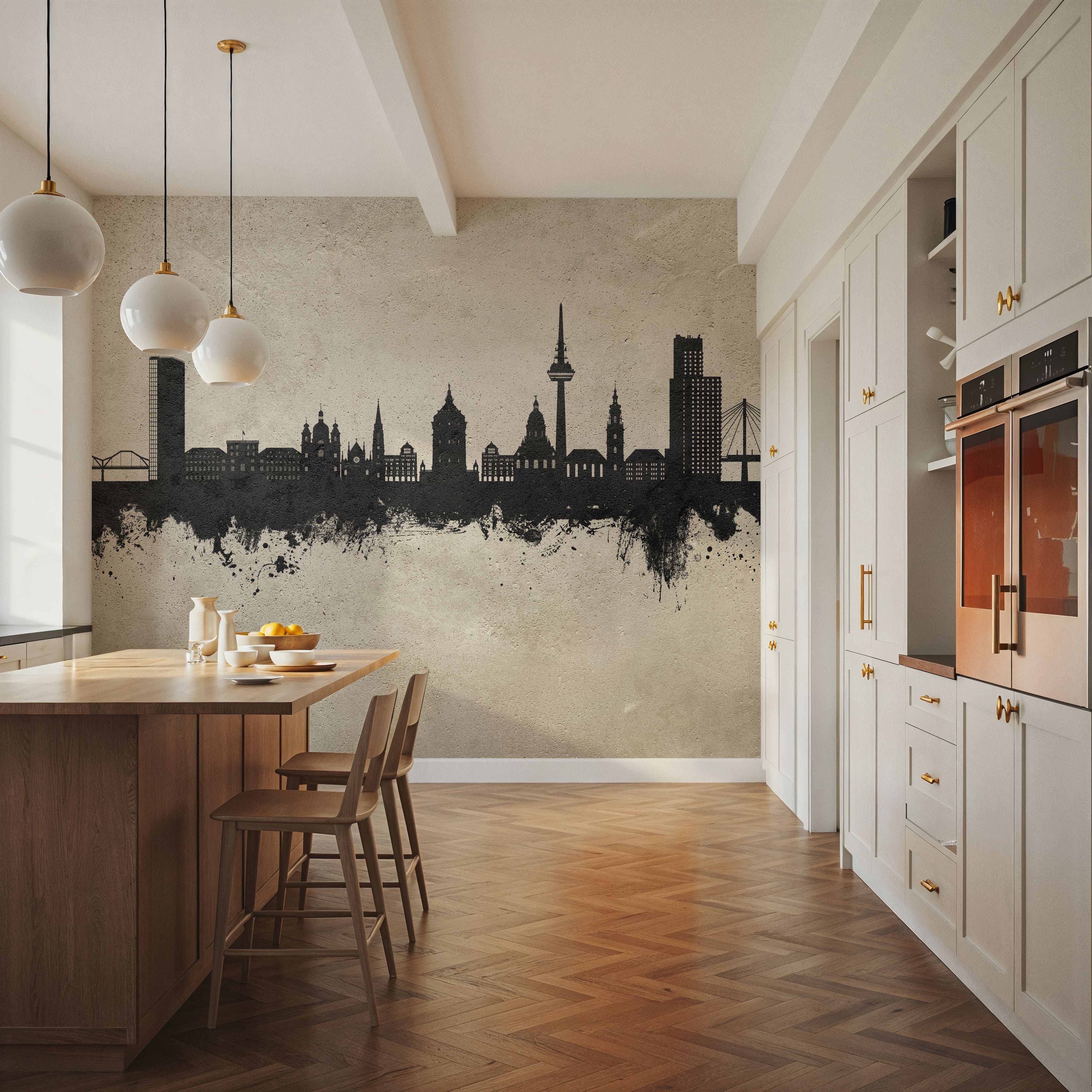 Mannheim Germany Skyline Concrete