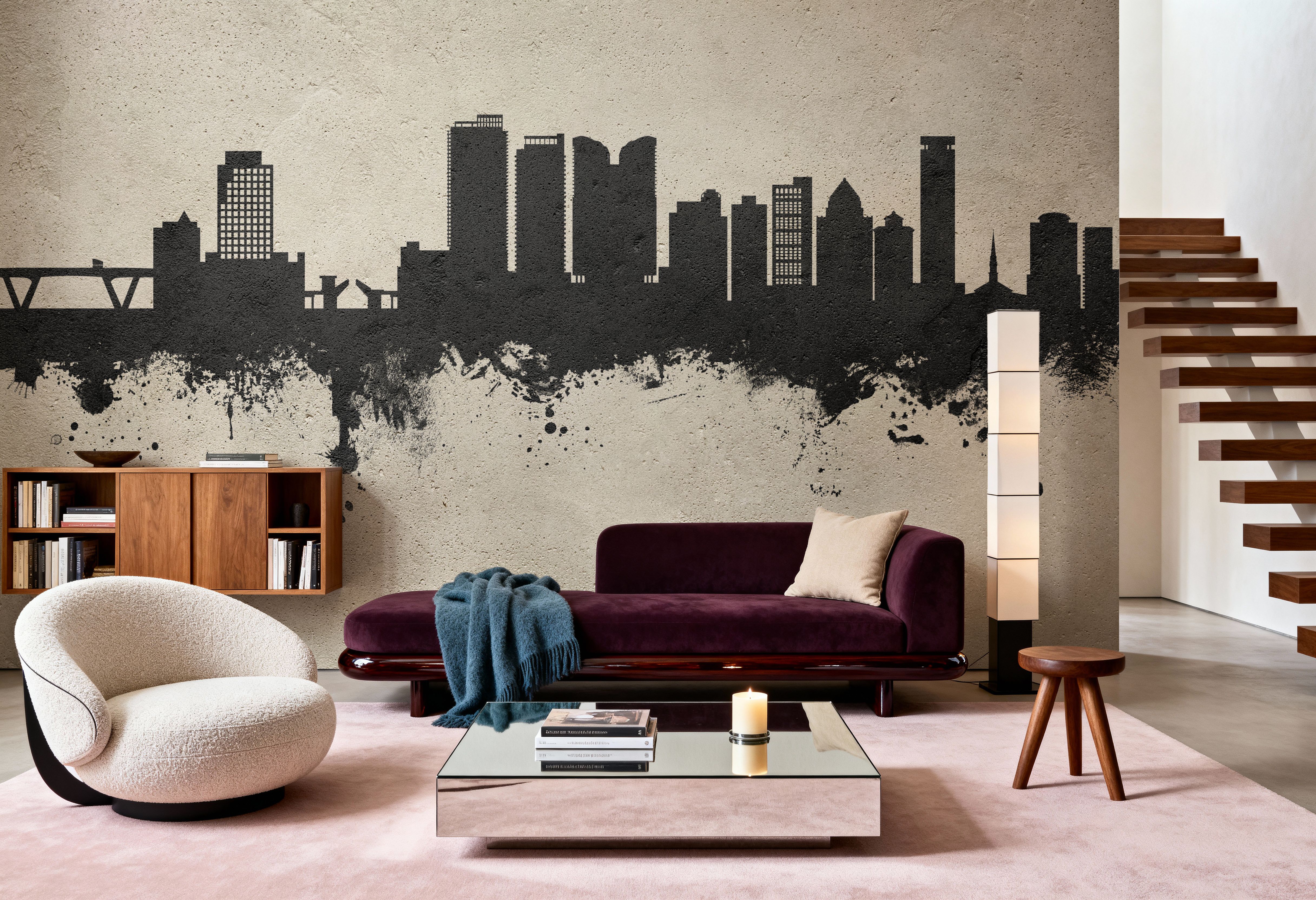 Fort Lauderdale Florida Skyline Concrete