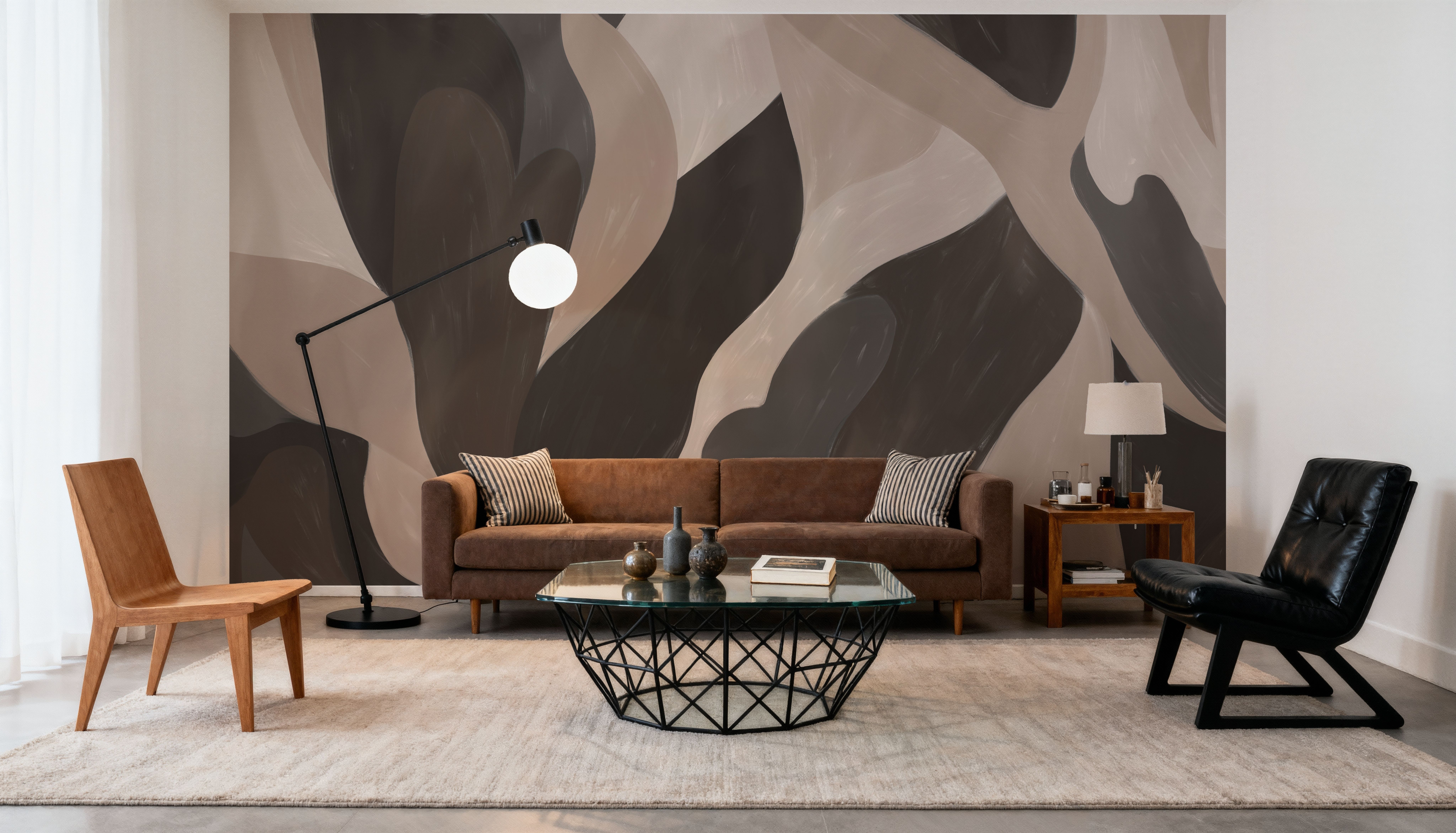 Dynamic Fields, Mocha, Wallpaper