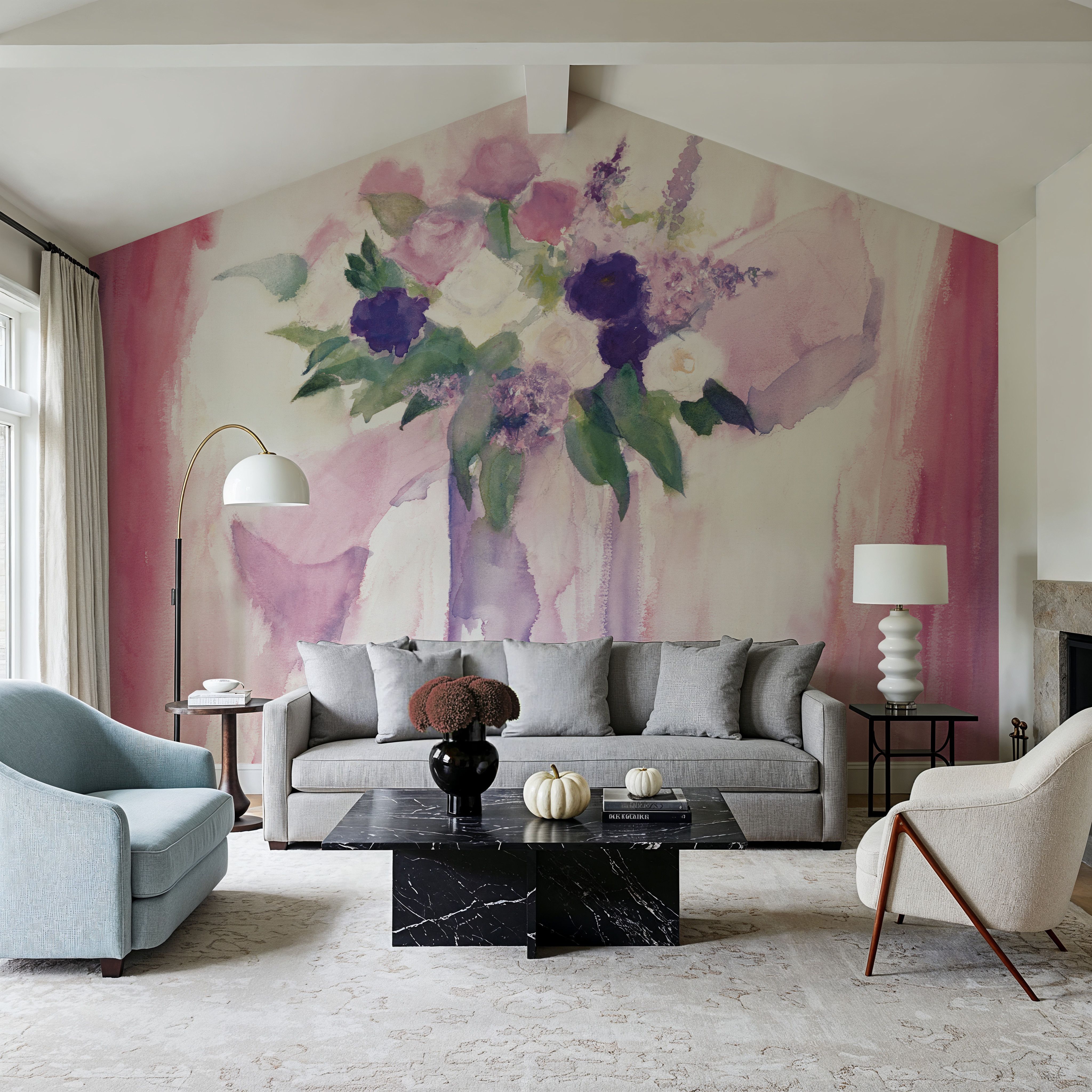 An Arrangement of Pink Flowers